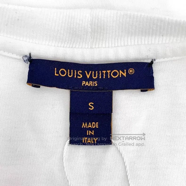 Louis Vuitton Louis Vuitton White logo cotton short sleeves Size US S / EU 44-46 / 1 - 5 Thumbnail