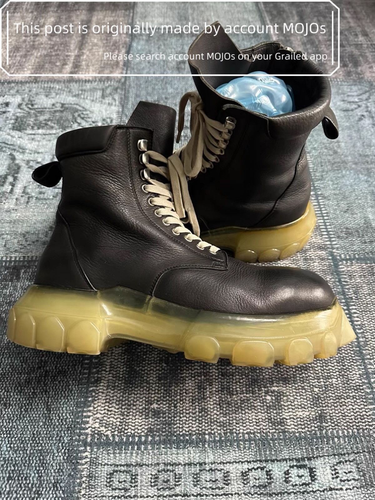Rick Owens Sz 44 Rick Owens Concordians Beatle Bozo Tractor mojos747 Size US 11 / EU 44 - 3 Thumbnail