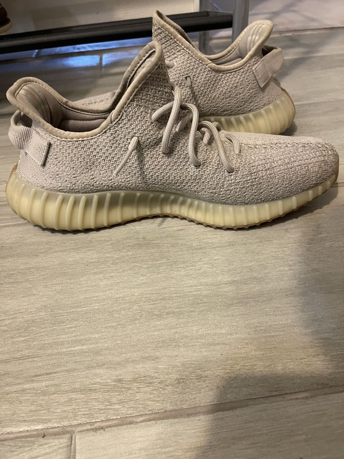Adidas × Kanye West Yeezy Boost 350 V2 Sesame 2018 Size US 11.5 / EU 44-45 - 5 Thumbnail