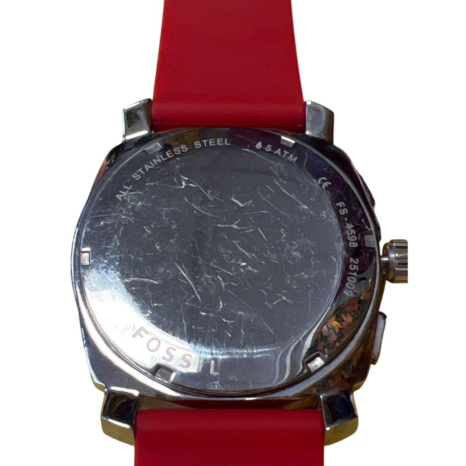 Fossil Fossil Silicone Quartz Triple Dial Watch Size ONE SIZE - 6 Thumbnail