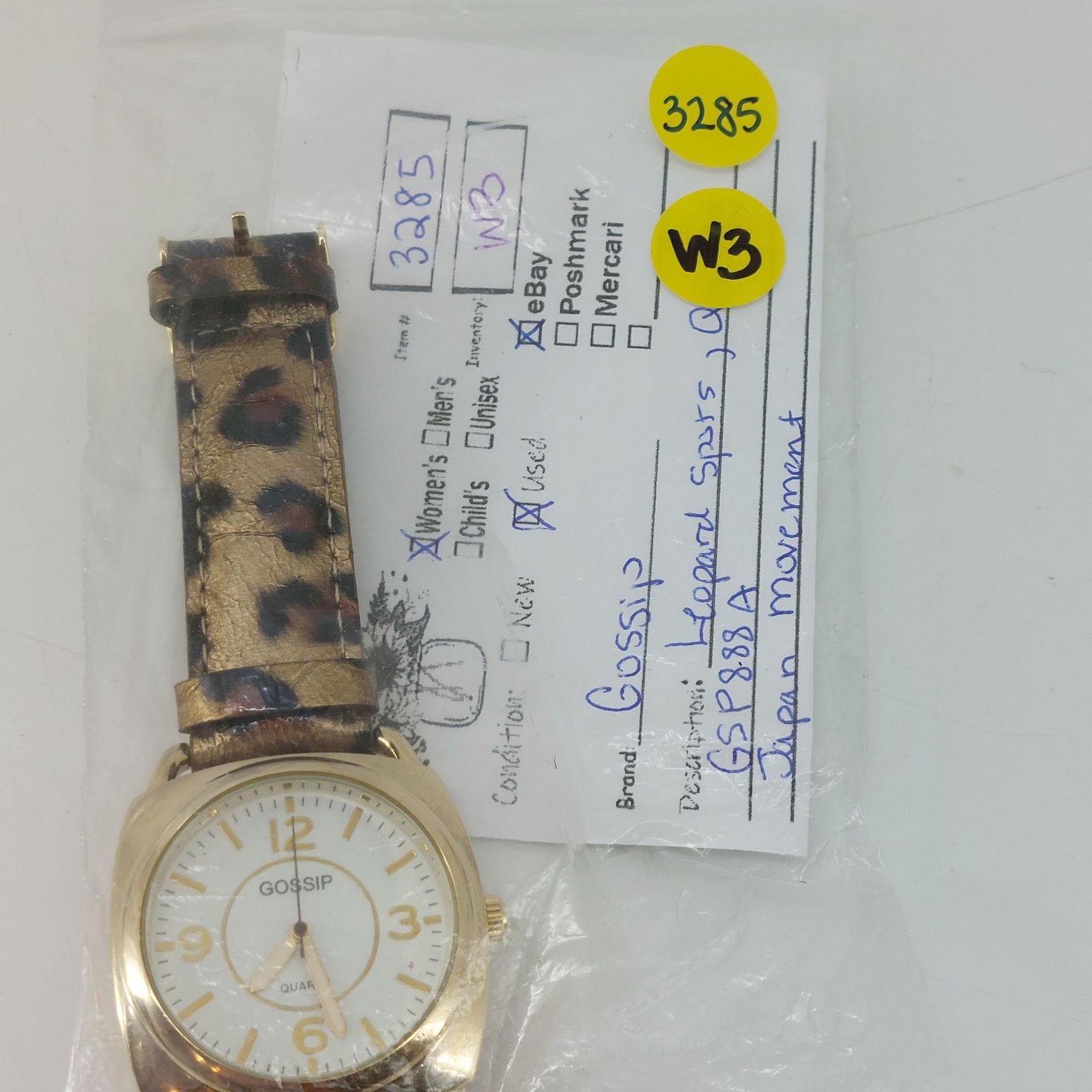 Other Gossip Quartz Leopard Spots Print Wristwatch Japan Movement Size ONE SIZE - 13 Thumbnail