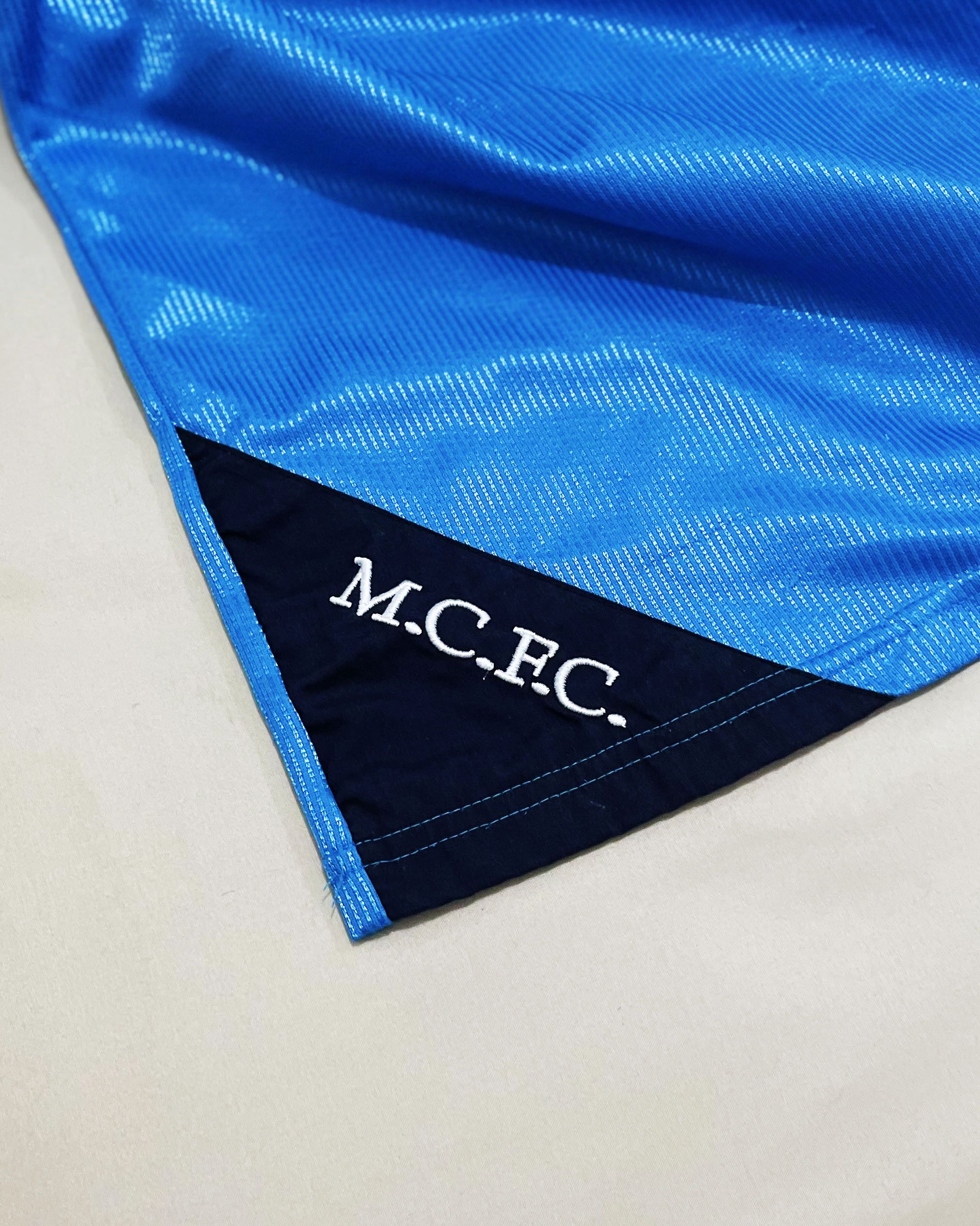 Le Coq Sportif Manchester City Home Kit 1999 2000 2001 Size US XXL / EU 58 / 5 - 5 Thumbnail