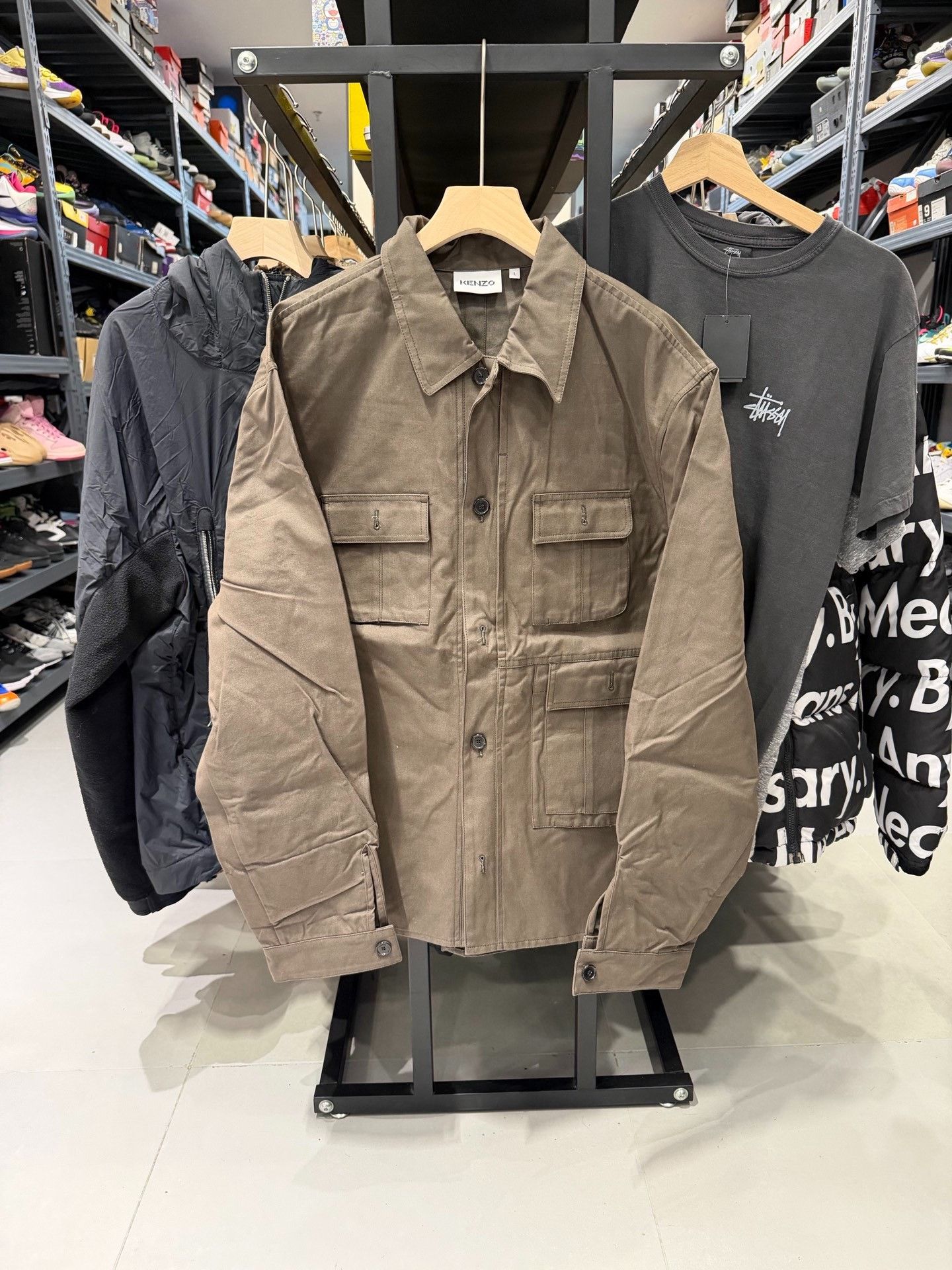 Kenzo Kenzo Brown Shirt l Men Size US L / EU 52-54 / 3 - 1 Thumbnail