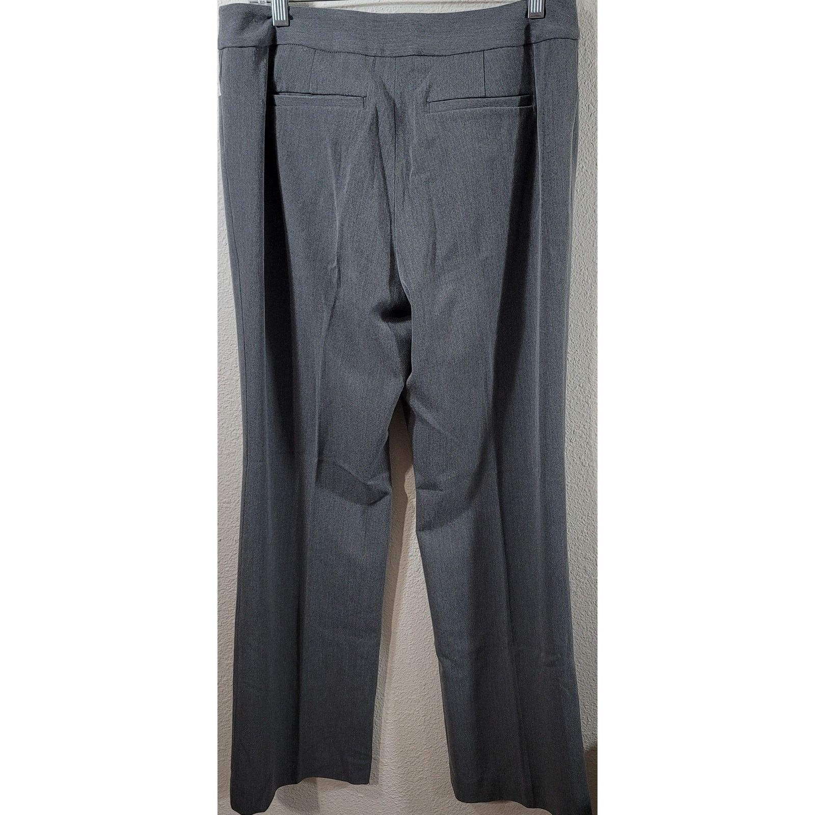 Other Liz Claiborne Gray Sloane Flat Front Casual Pants 10 Soft Size 32" / US 10 / IT 46 - 1 Thumbnail