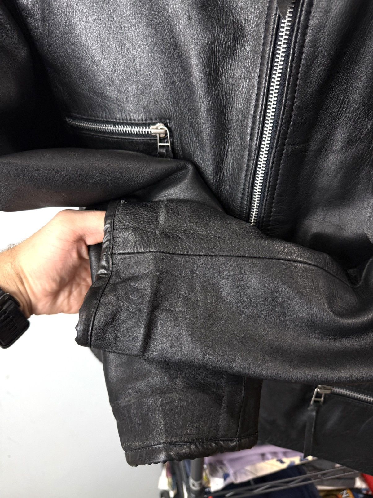Vintage 1990’s Vintage Bomb Boogie Archive Leather Jacket Stussy Size US M / EU 48-50 / 2 - 10 Thumbnail