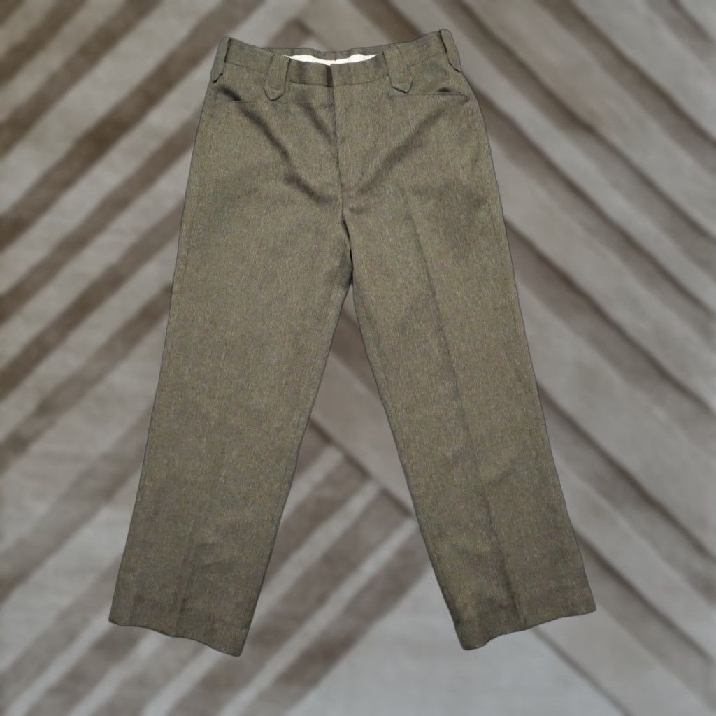 Vintage VINTAGE Circle S Pants Mens 34x29 Brown Western Chino Straight Pants Size US 34 / EU 50 - 1 Thumbnail