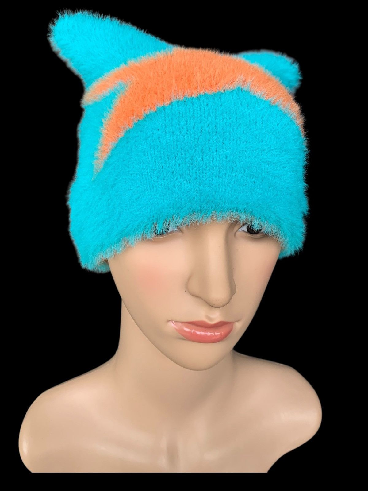 Designer × Japanese Brand × Kapital Cute Beanie Y2k Fuzzy Fluffy Hat Size ONE SIZE - 3 Thumbnail