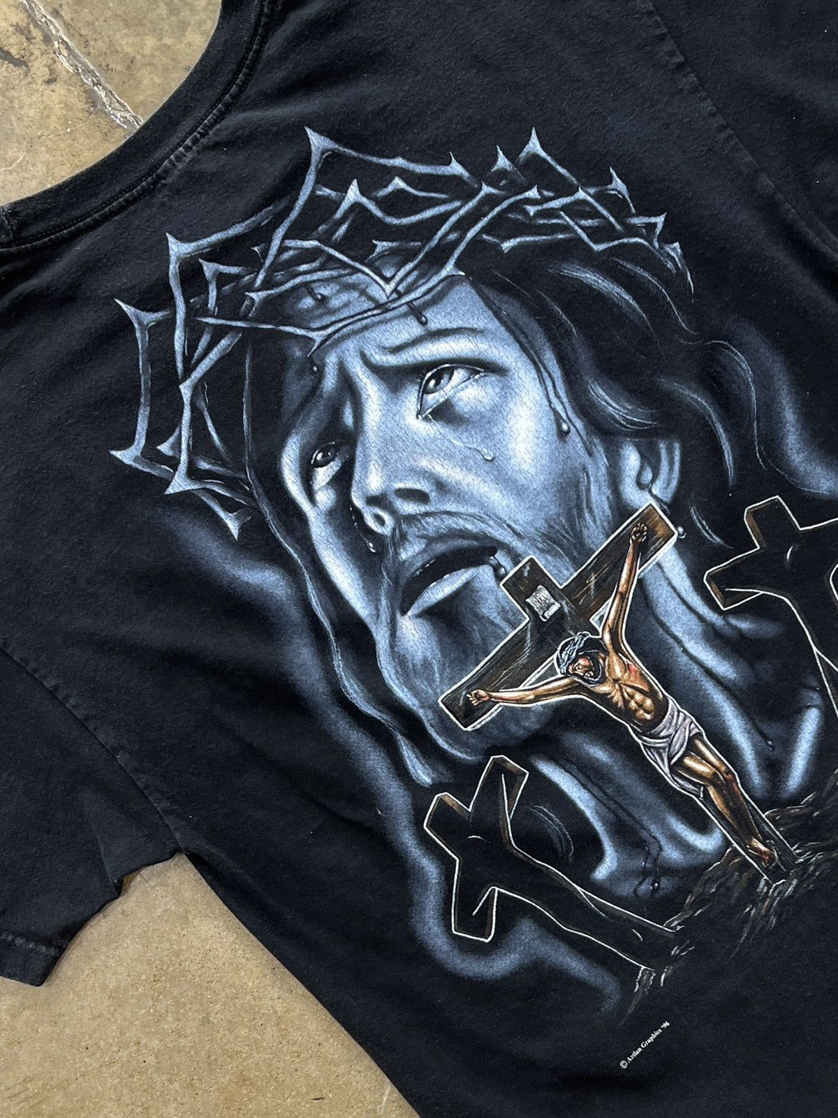 Vintage HEAVENLY DIVINE SON 1991 Jesus Christ T-Shirt | Grailed