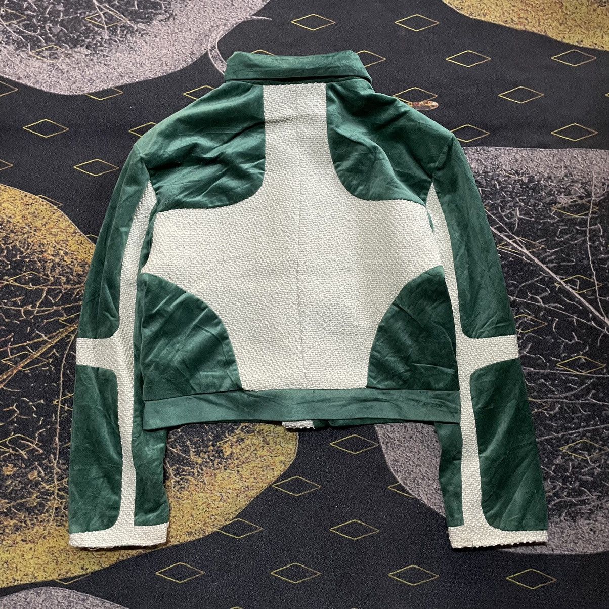 If Six Was Nine × Japanese Brand × Velour 💫Archive💫- BOOM BOOM Hybrid Cropped Jacket LGB ISWN Style Size US S / EU 44-46 / 1 - 13 Thumbnail
