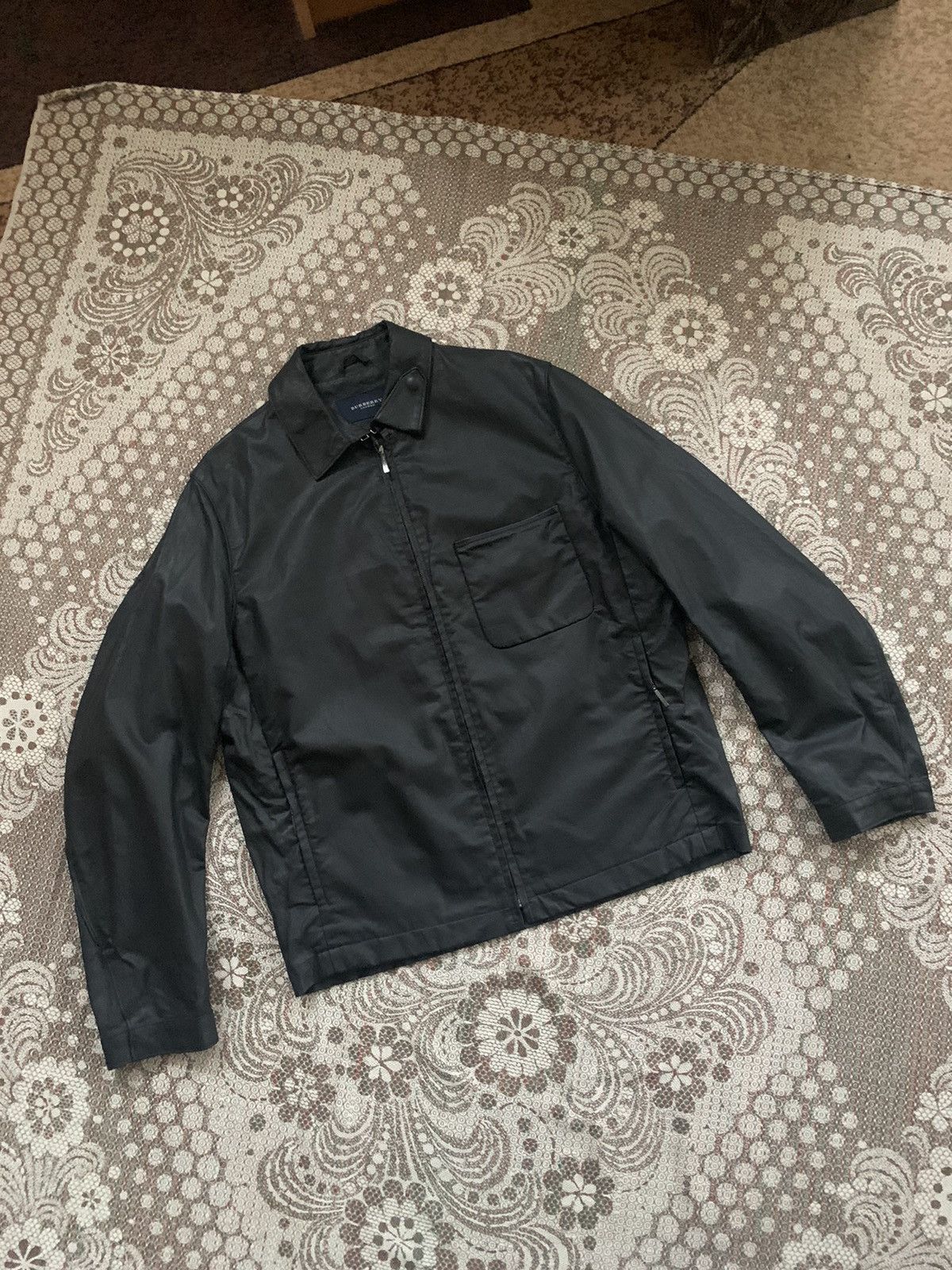 image of Burberry Luxury Jacket in Black, Men's (Size Large)