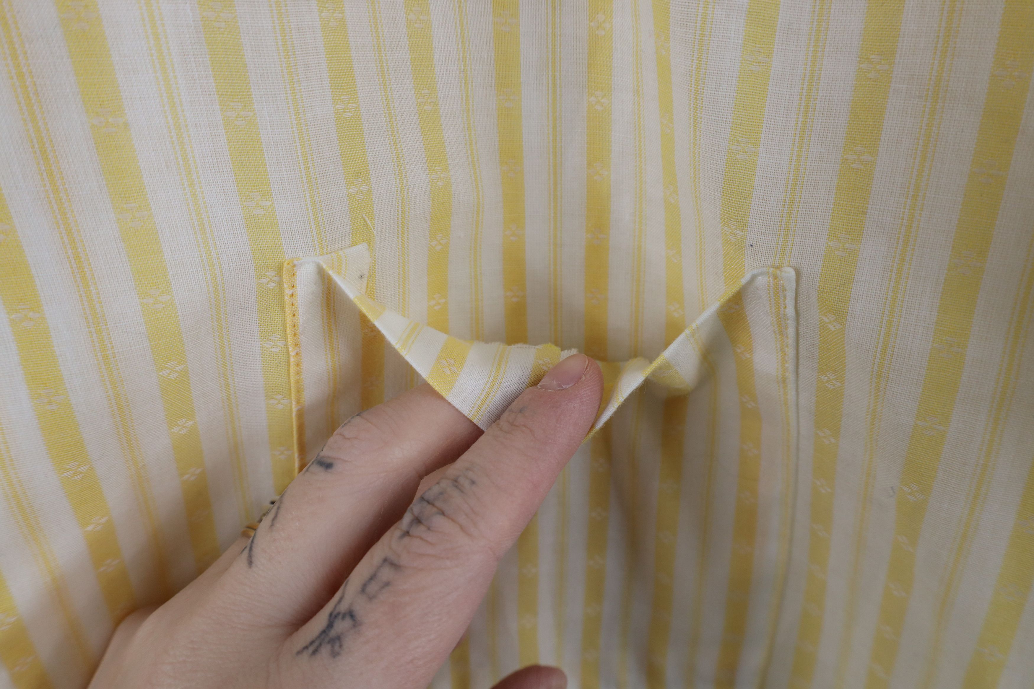 Vintage Vintage 60s 70 Rockabilly Sheer Collared Button Shirt USA Size US XL / EU 56 / 4 - 5 Thumbnail