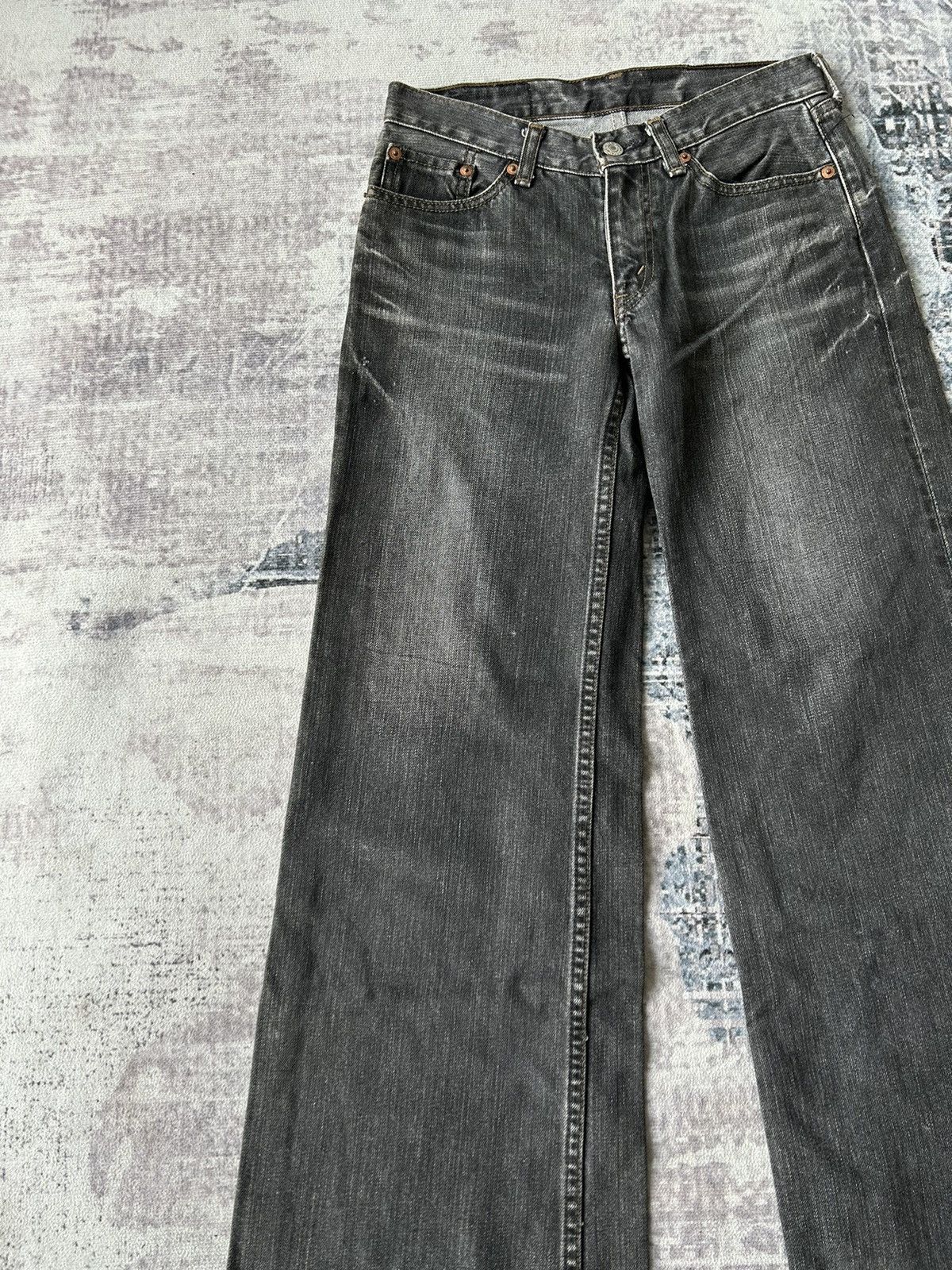 Levi's Y2K Japan Levis Bootcut Black Jeans Size US 27 - 4 Thumbnail