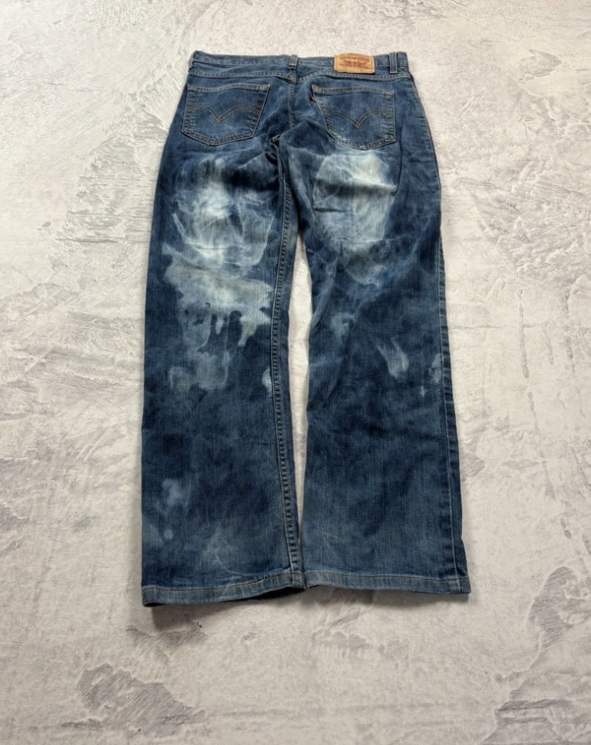 Levi's VINTAGE LEVIS 752 RARE UNIQUE ULTRA WASHED 90S Size US 33 - 2 Thumbnail