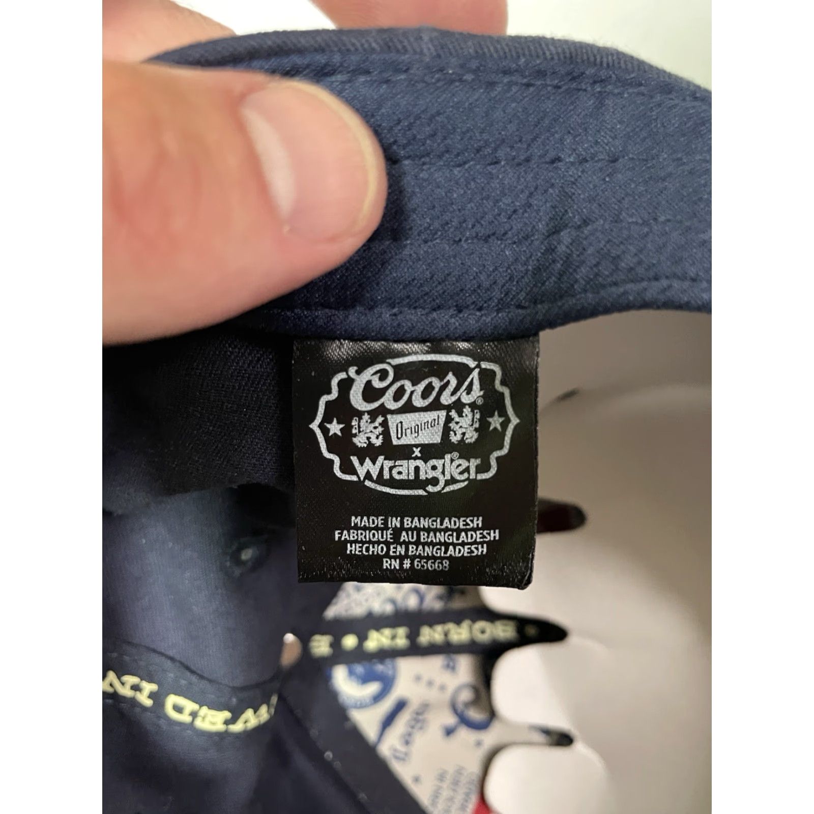 Wrangler NWT Coors X Wrangler American Original Buckin' Cap Blue Baseball Cap Unisex Adults One Size Blue Men Women Size ONE SIZE - 6 Thumbnail