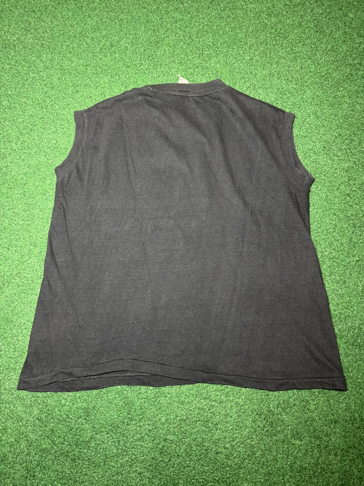 Vintage Vintage 80s Fear No Evil Satan Devil Reaper RARE Tank Top Size US S / EU 44-46 / 1 - 4 Thumbnail