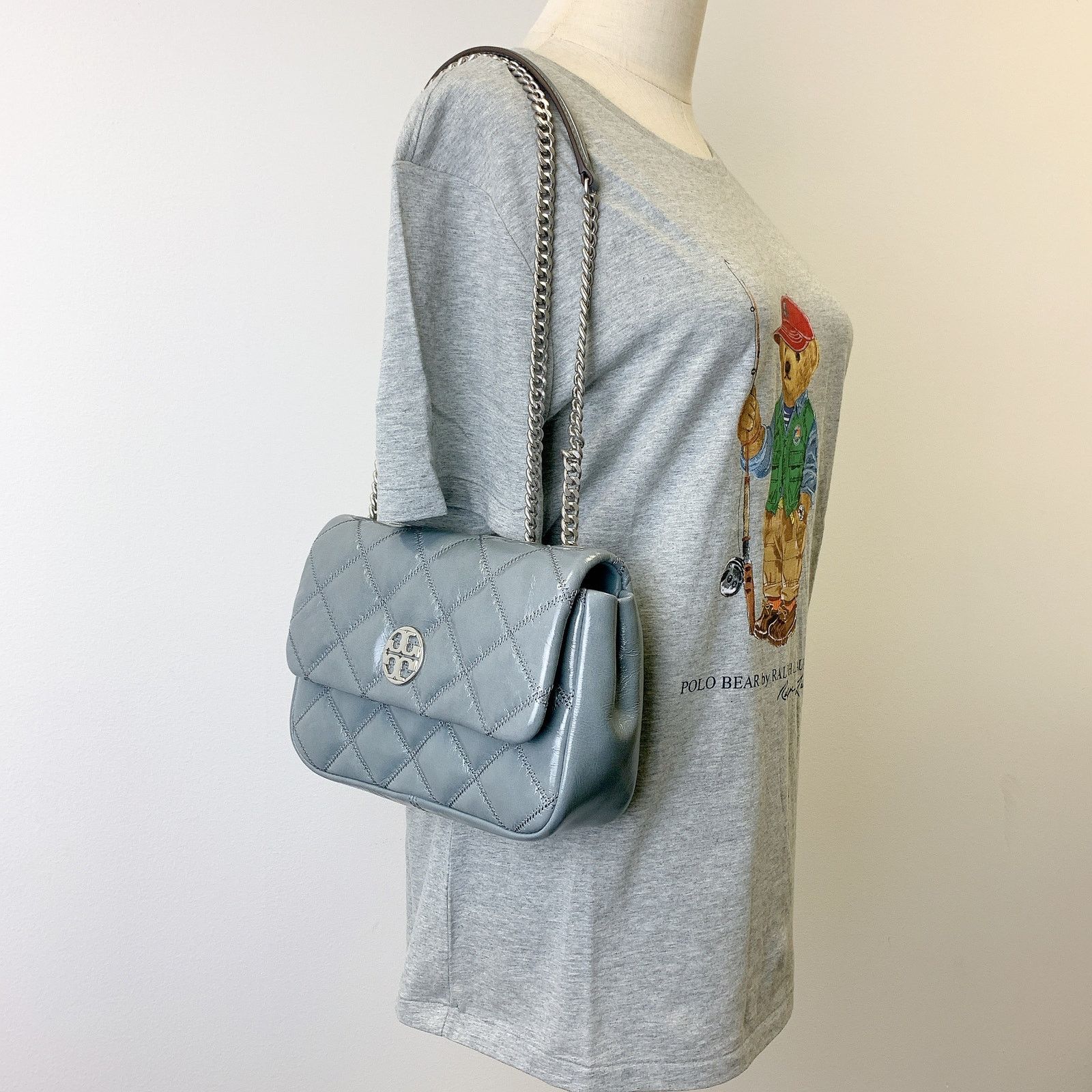 Tory Burch Tory Burch 152051 WILLA SHINE SMALL SHOULDER BAG