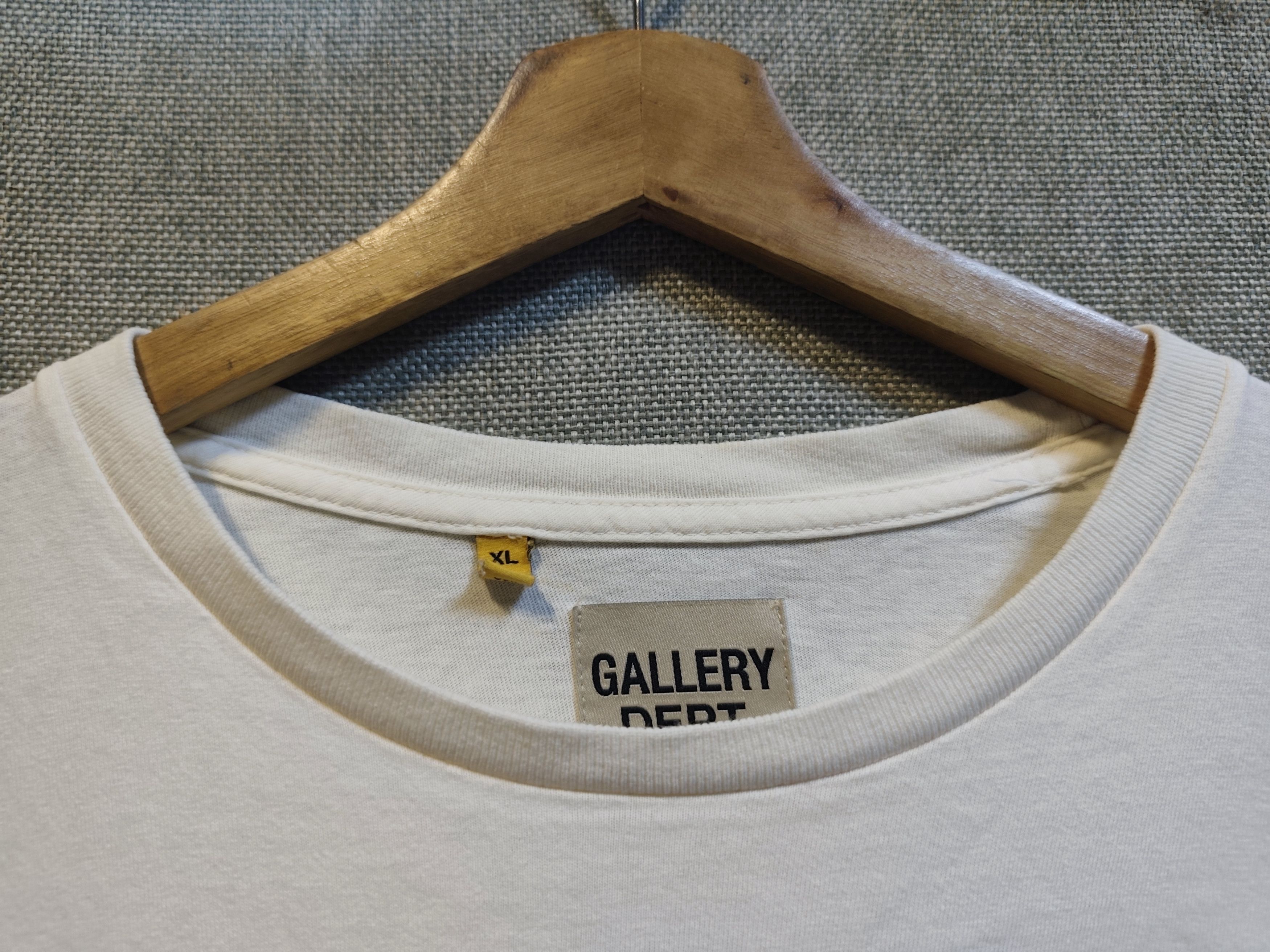 Gallery Dept. Gallery Dept. "Dépt. de la Galerie" French Logo Tee White Size US XL / EU 56 / 4 - 5 Thumbnail