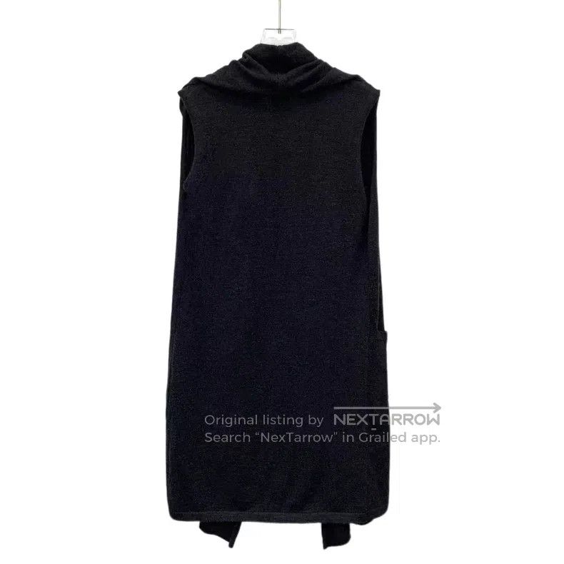 Chanel Chanel Black logo buckled cashmere knitted coat Size XXS / US 00 / IT 34 - 2 Thumbnail