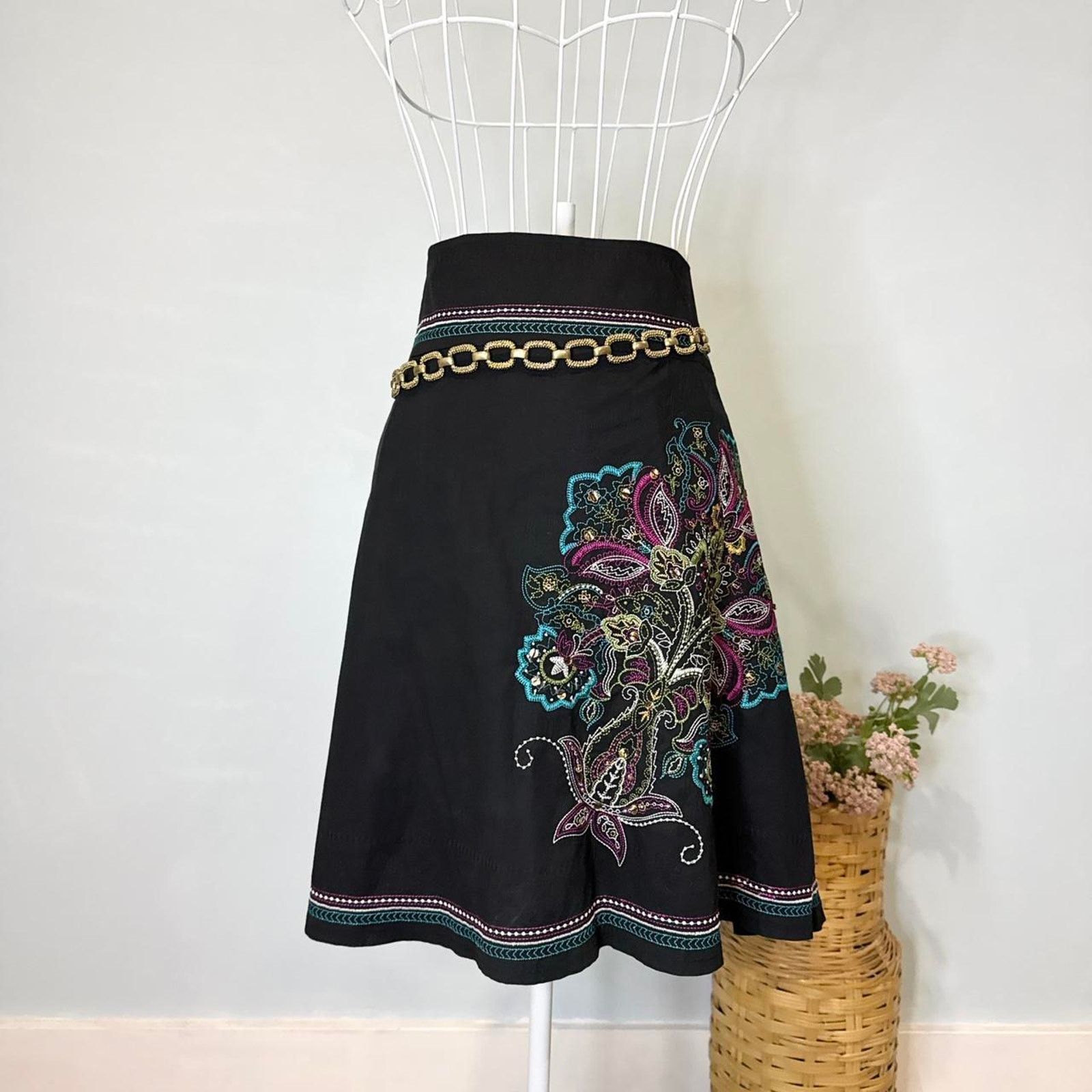Other The perfect fairy vintage y2k heart soul black skirt Size 32" / US 10 / IT 46 - 2 Thumbnail