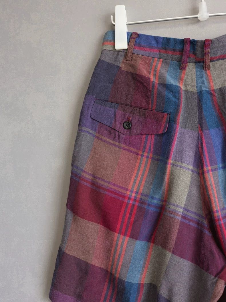 Yohji Yamamoto Yohji Yamamoto size m 96SS floral and junior plaid rayon s Size US 28 / EU 44 - 7 Thumbnail