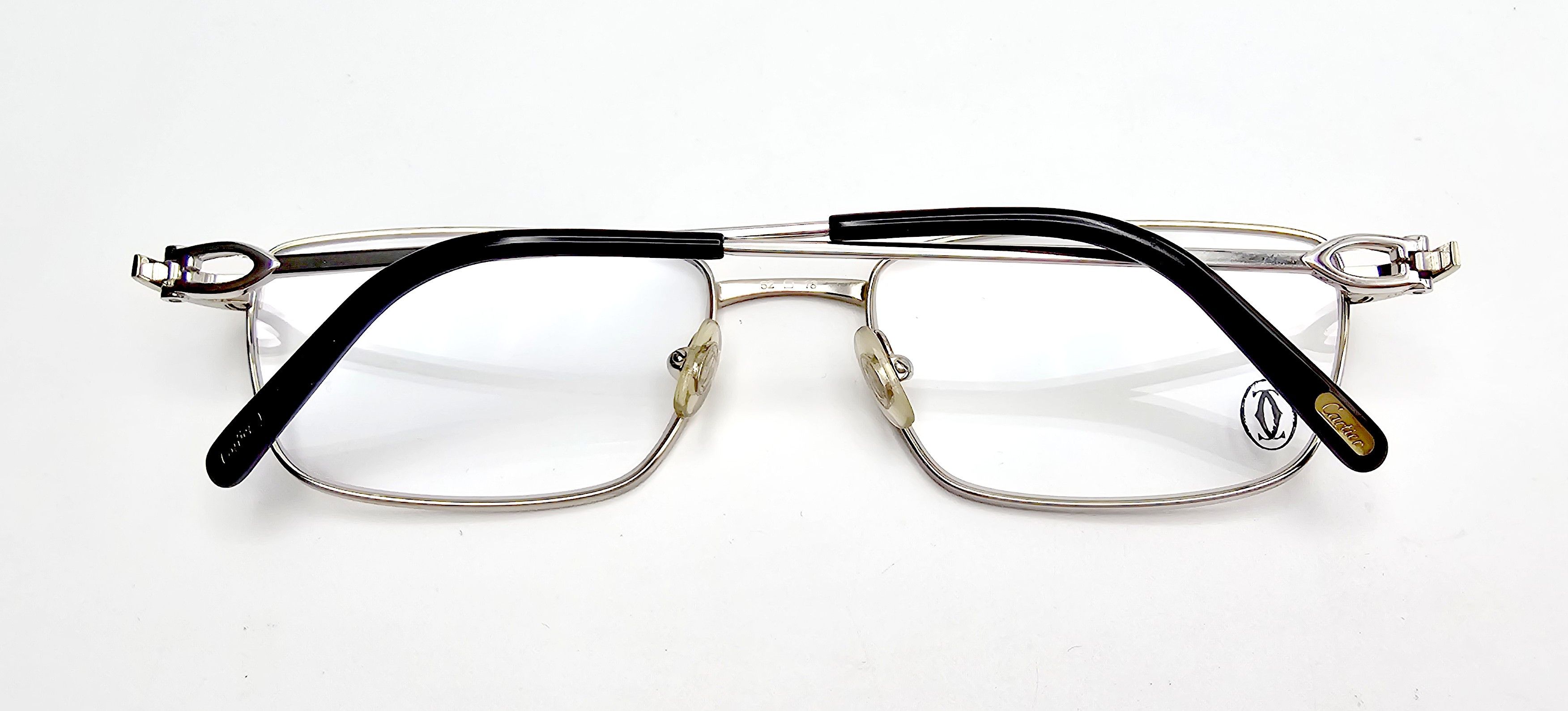 Cartier NEW! Cartier C-Decor Full Rim Silver Glasses Size ONE SIZE - 5 Thumbnail