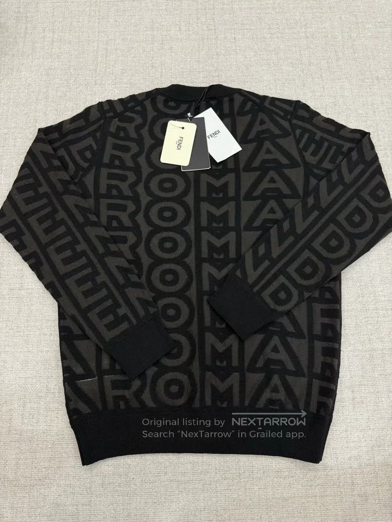 Fendi Fendi Printed Logo Knit Top Size US S / EU 44-46 / 1 - 2 Thumbnail