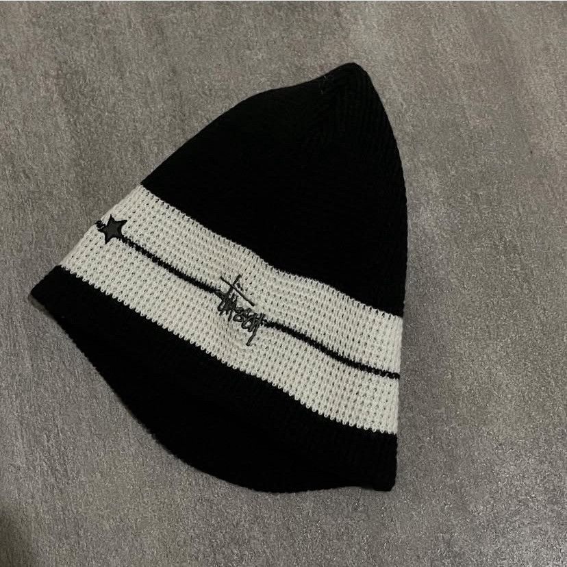 Stussy Varsity Star Stripe Skullcap Black