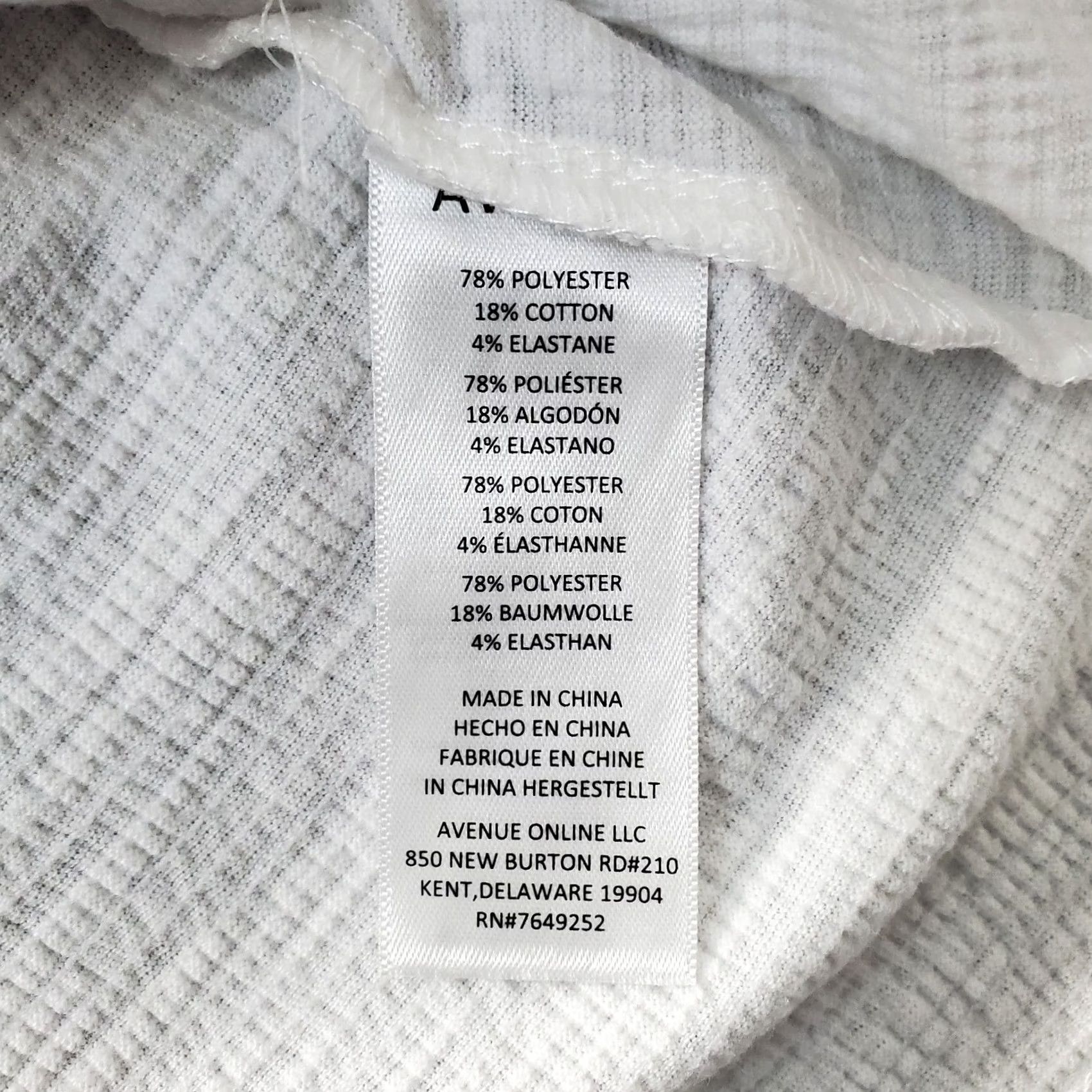 Avenue Avenue Blouse Top Womens 26/28 White V-Neck Ruffle Short Sleeve Pullover Size 4XL / US 24-26 - 7 Thumbnail