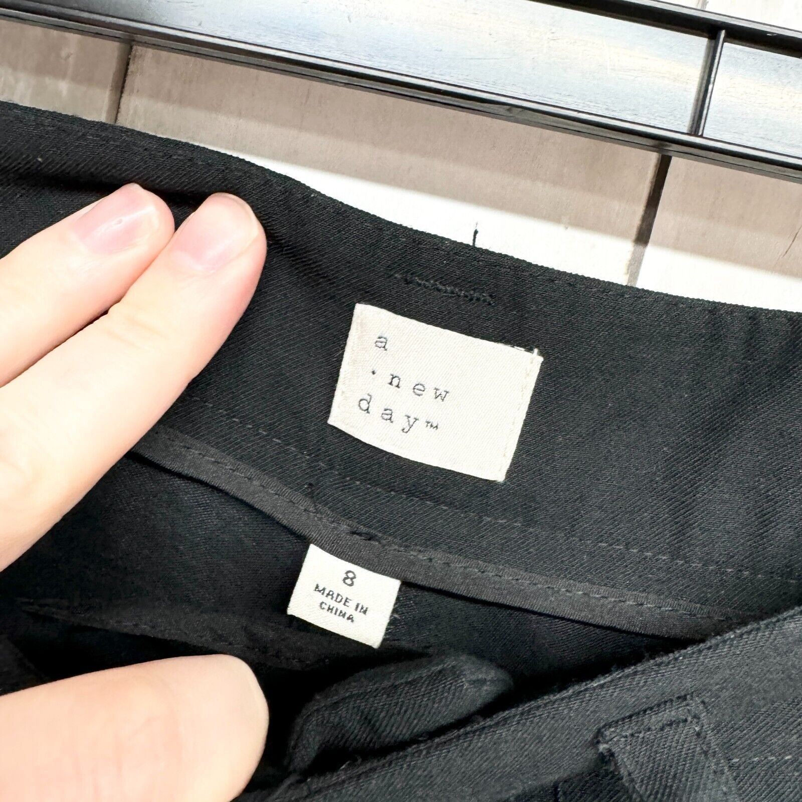Other A New Day Pants Size 8 Wide Leg High Waisted Trouser Dress Size 30" / US 8 / IT 44 - 2 Thumbnail