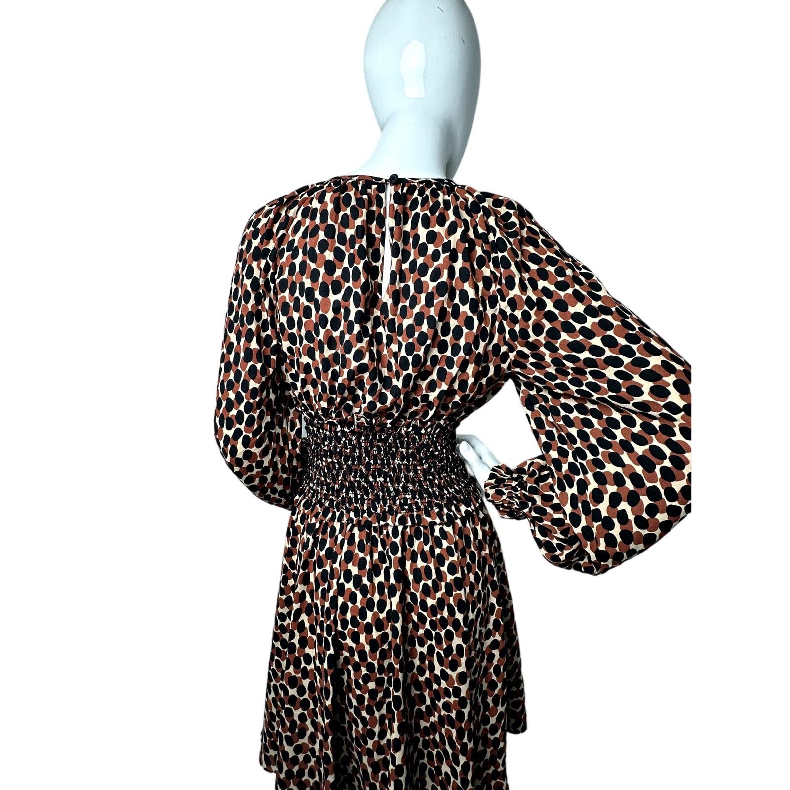 Kate Spade Kate Spade Dotty Leopard Spin Mainline Dress Size L Size L / US 10 / IT 46 - 8 Thumbnail