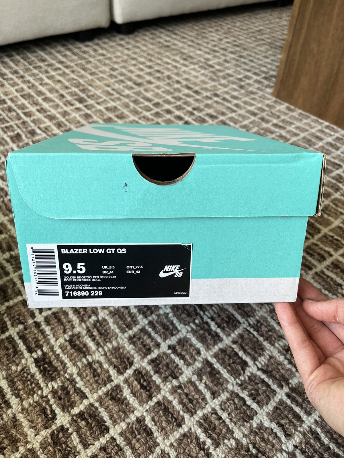Nike SB Nike SB Supreme Blazer Low GT Size 9.5 Size US 9.5 / EU 42-43 - 9 Thumbnail