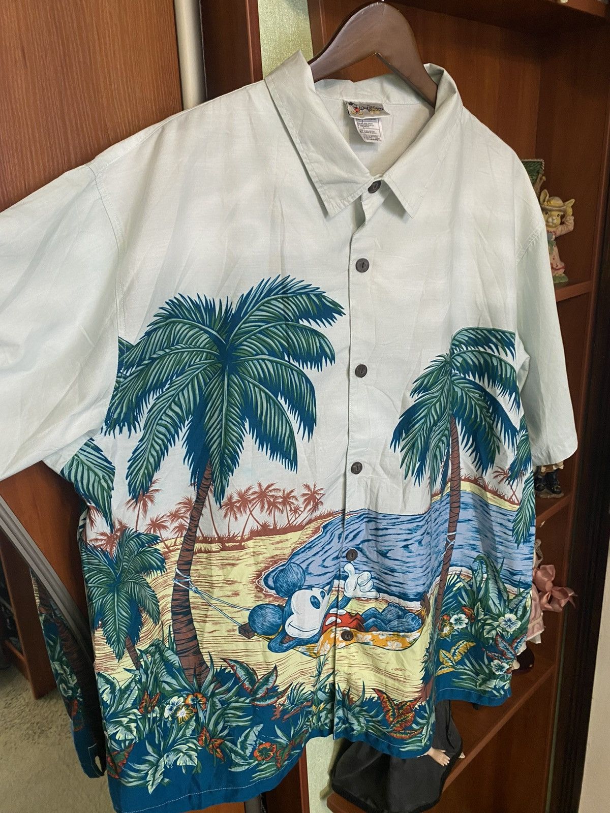 Disney Vintage Disney Mickey Mouse Hang Loose Hawaiian Shirt XXL Size US XXL / EU 58 / 5 - 4 Thumbnail