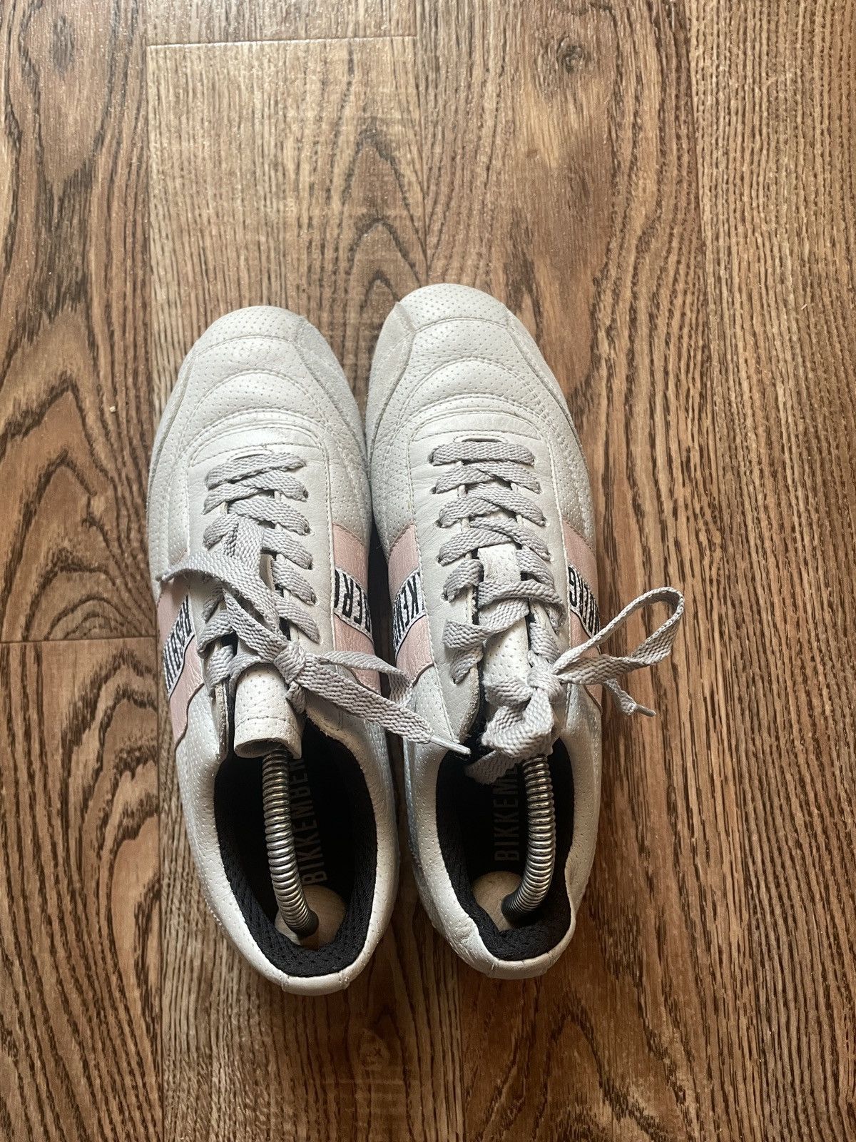 Dirk Bikkembergs Vintage Bikkembergs Soccer White Leather Low Cut Trainers Size US 9 / IT 39 - 5 Thumbnail