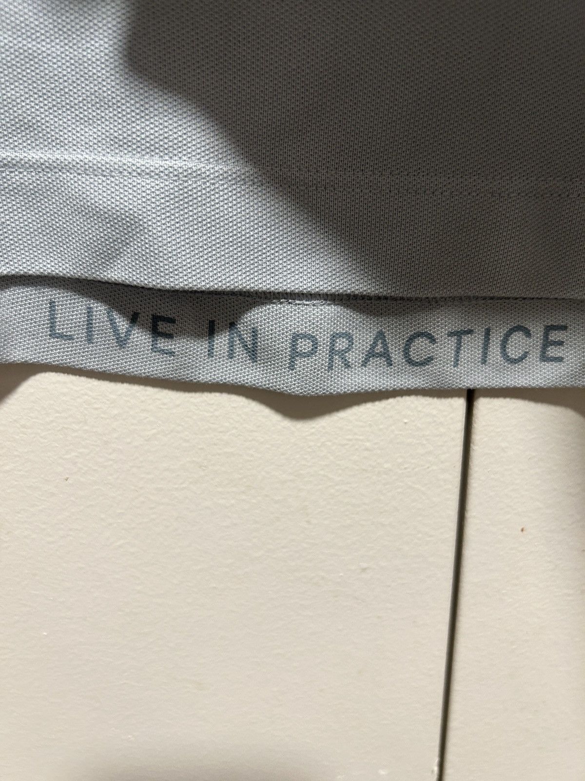 Lululemon Lululemon Men's Blue Live in practice pique polo shirt tee Size US M / EU 48-50 / 2 - 4 Thumbnail