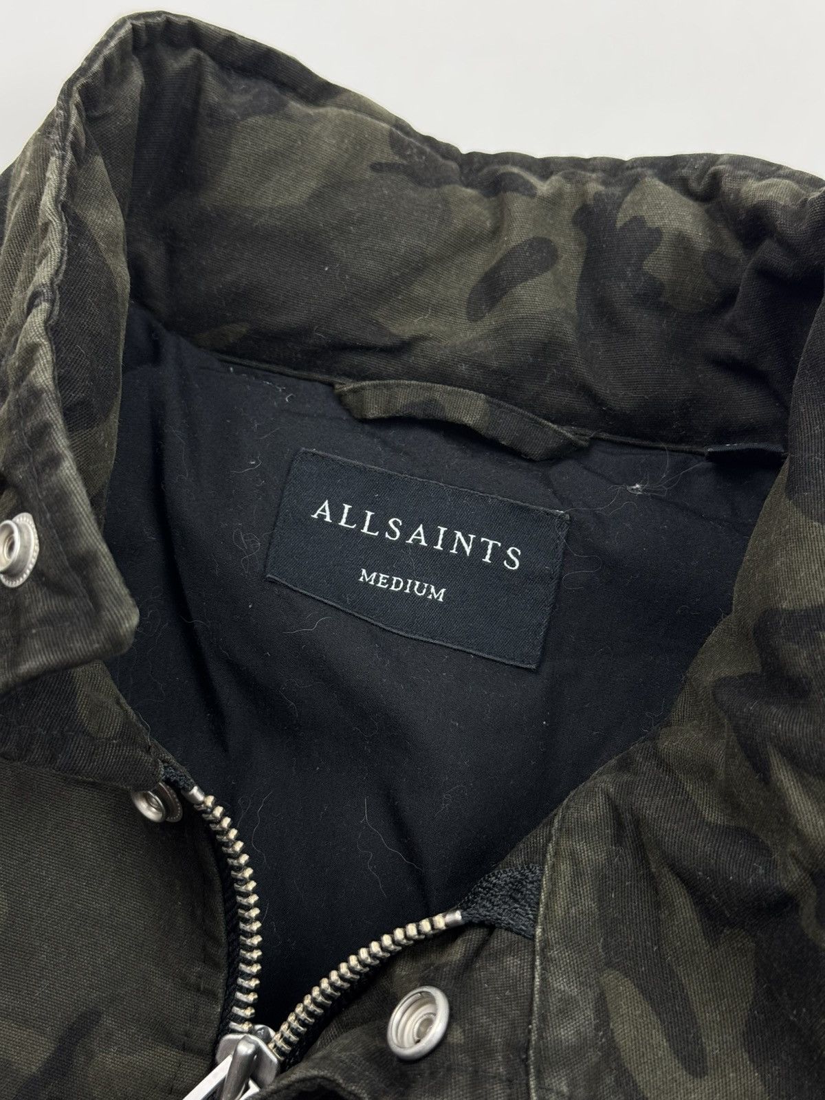 Allsaints AllSaints Ronin Camouflage Heavy Cotton Jacket Size US M / EU 48-50 / 2 - 11 Thumbnail