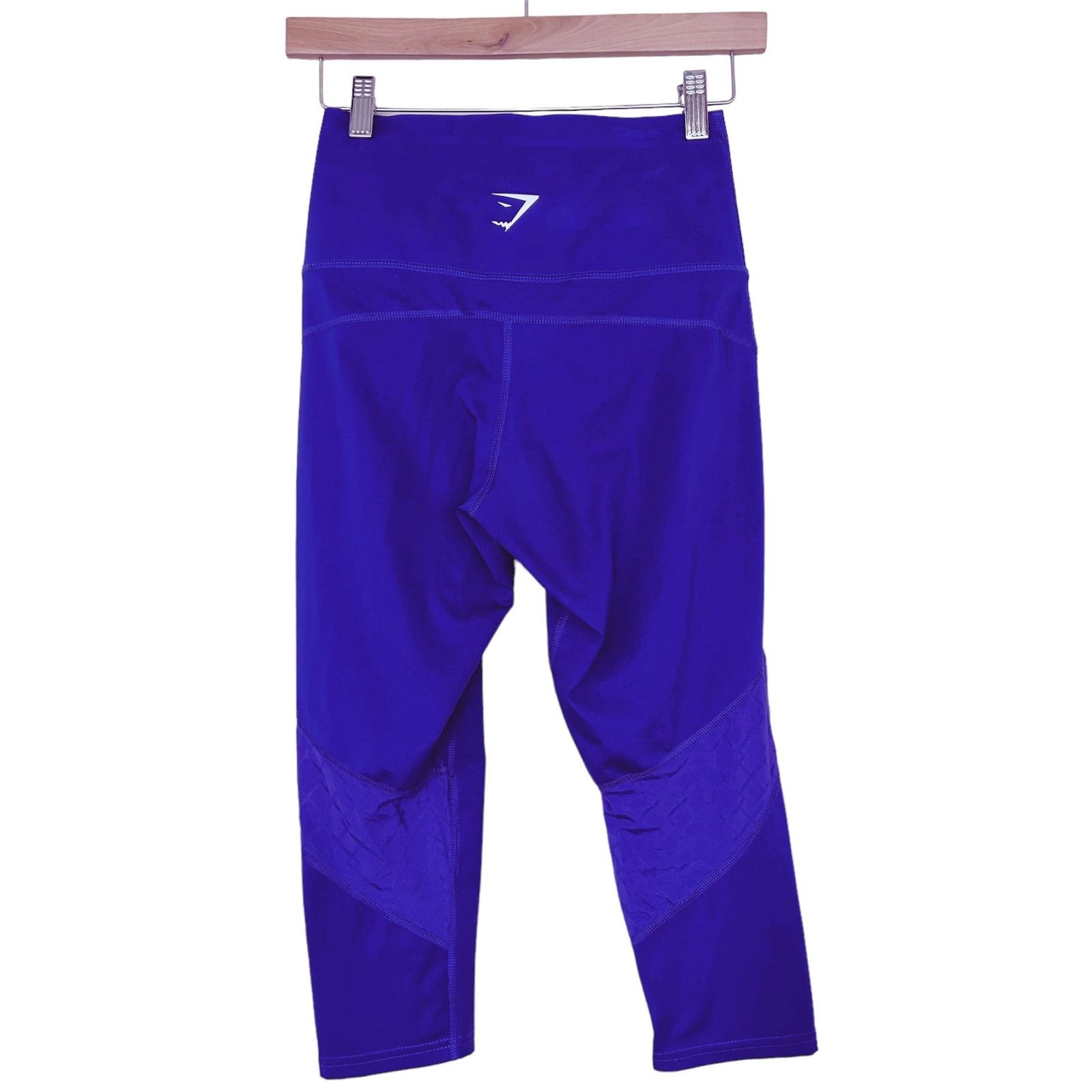 Gymshark Gymshark Purple Cropped Leggings Sz XS Size 26" / US 2 / IT 38 - 4 Thumbnail