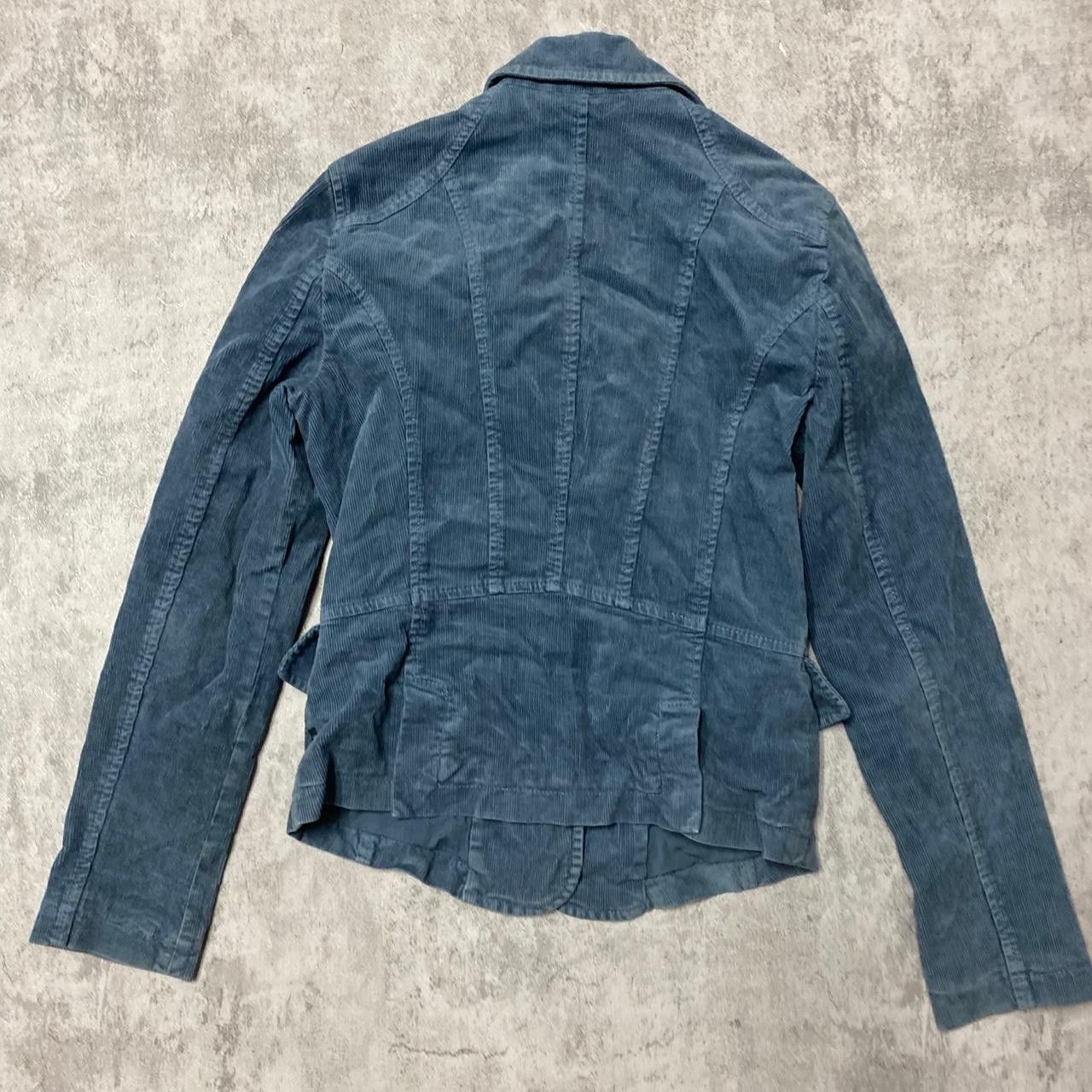 Armani Blue Armani corduroy blazer Size ONE SIZE - 4 Thumbnail