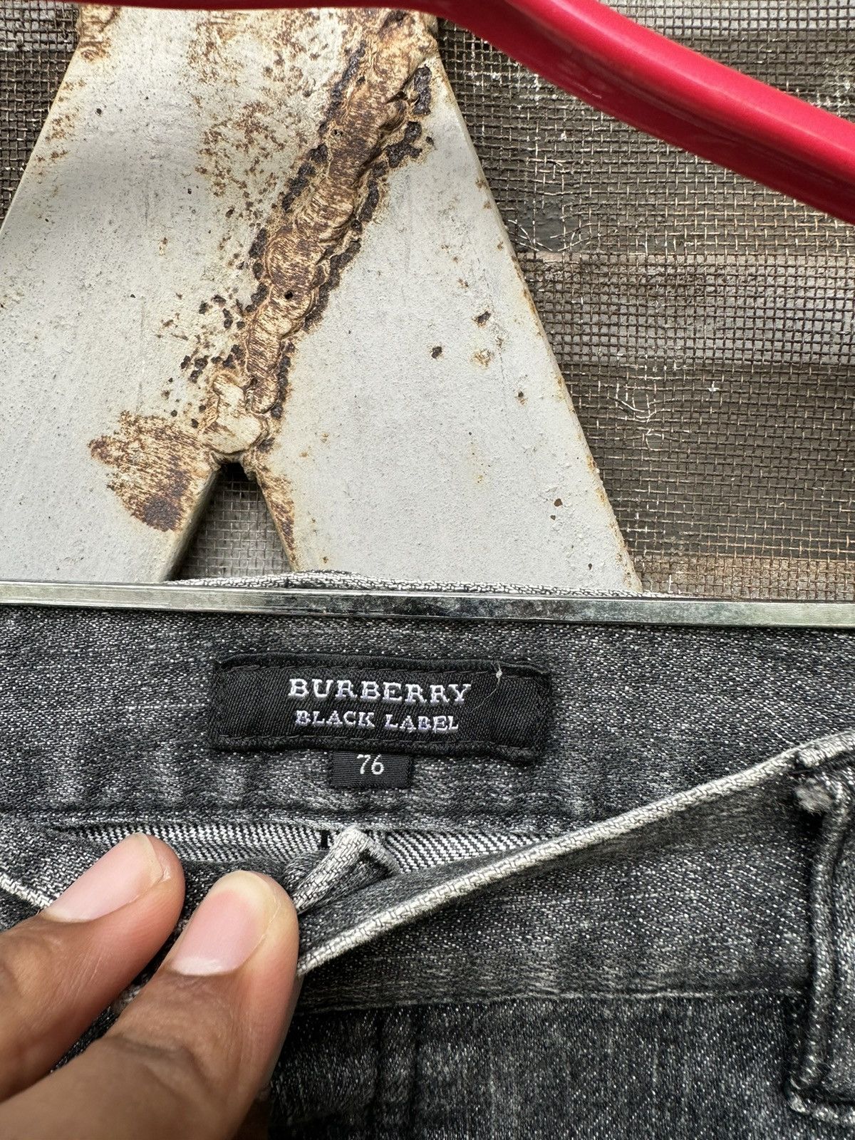 Burberry 👹Burberry Black Label Slim Straight Cut Jeans Size US 30 / EU 46 - 14 Thumbnail