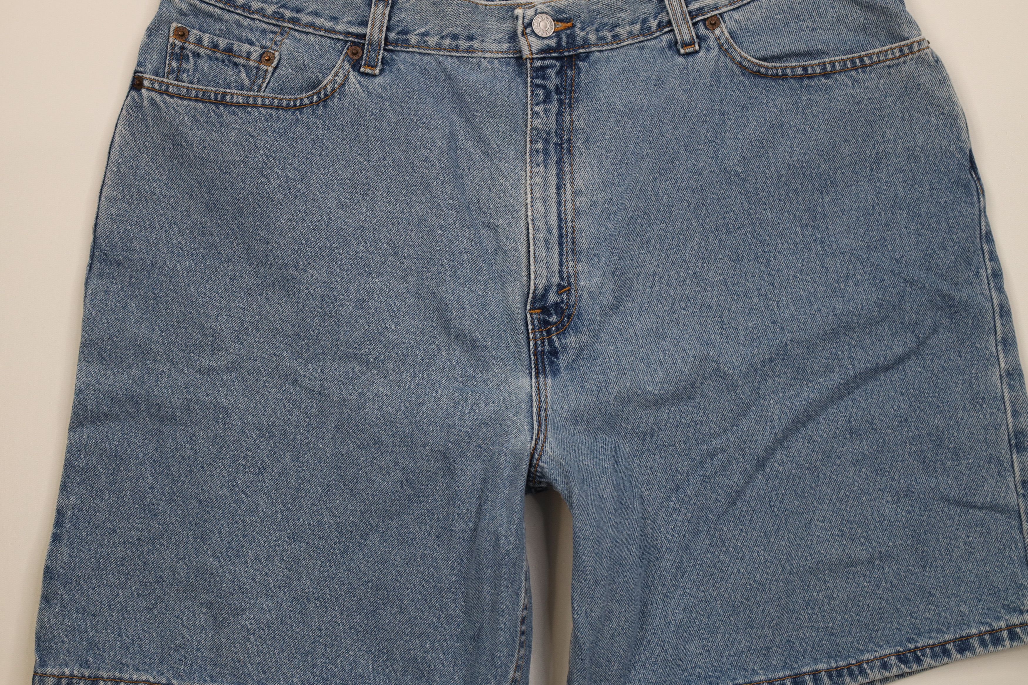 Levi's Vintage Y2K 2001 Levis 550 Fit Denim Jean Shorts Jorts USA Size 22" - 3 Thumbnail