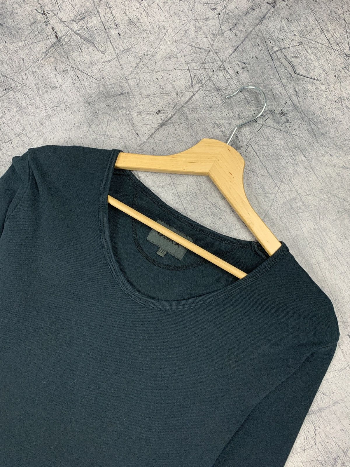 OSKA Designer Oska Black Regular Long Sleeve T-Shirt Size 3 Y2K Size S / US 4 / IT 40 - 2 Thumbnail