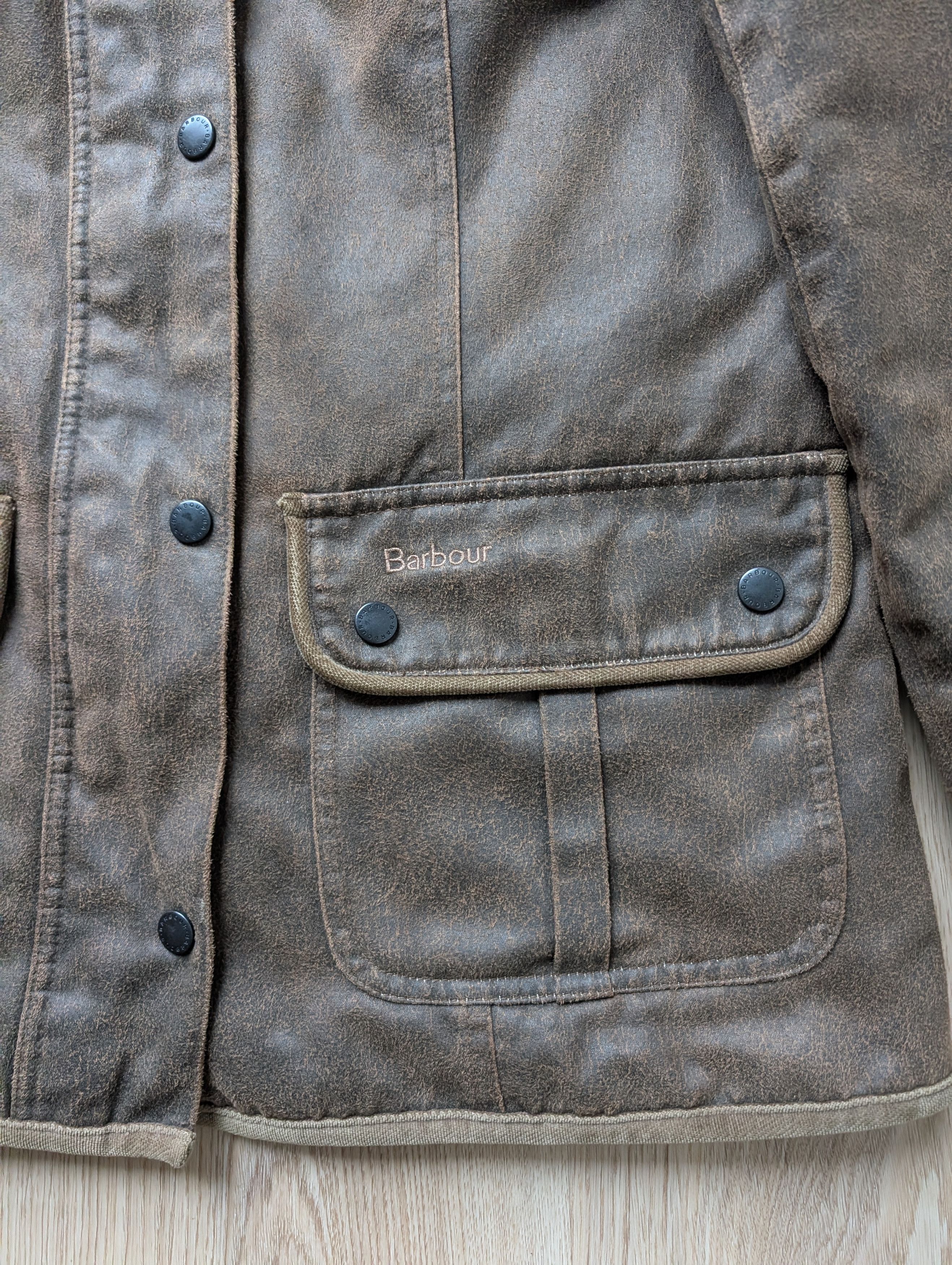 Barbour Barbour L1880 Weather-Worked Utility Waterproof Jacket Size L / US 10 / IT 46 - 2 Thumbnail
