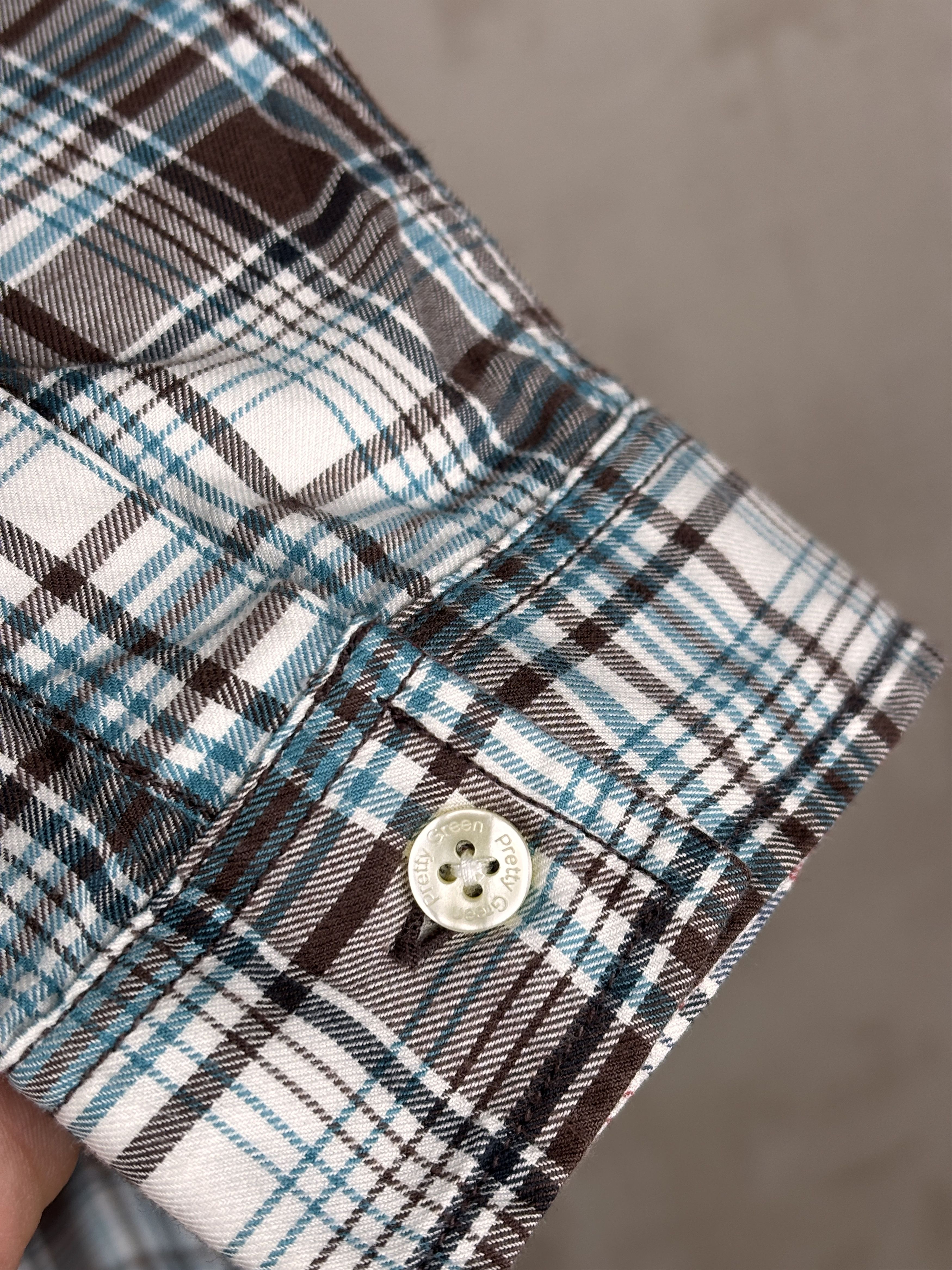 Pretty Green Pretty Green Check Long Sleeve Shirt Button Down Size US L / EU 52-54 / 3 - 10 Thumbnail