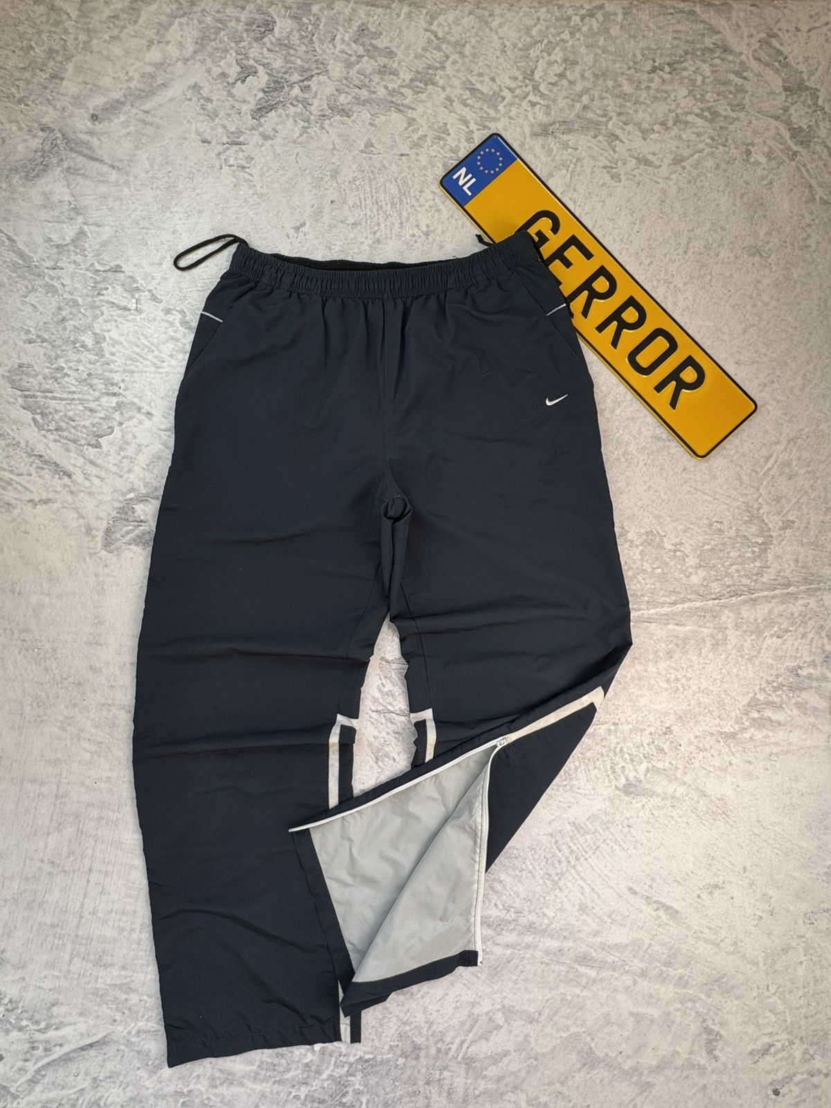 Nike × Vintage NIKE VINTAGE BASIC LOGO OVERSIZE BAGGY PANTS Size US 32 / EU 48 - 2 Thumbnail