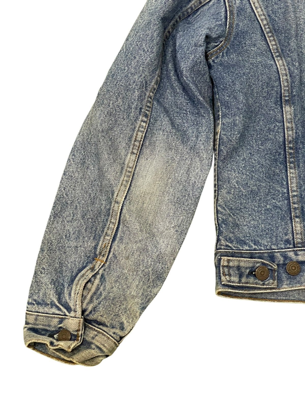 Levi's Vintage Clothing Vtg 1987 Levi’s Denim Trucker Jacket Flannel Lining 6🟩0 Size US S / EU 44-46 / 1 - 9 Thumbnail