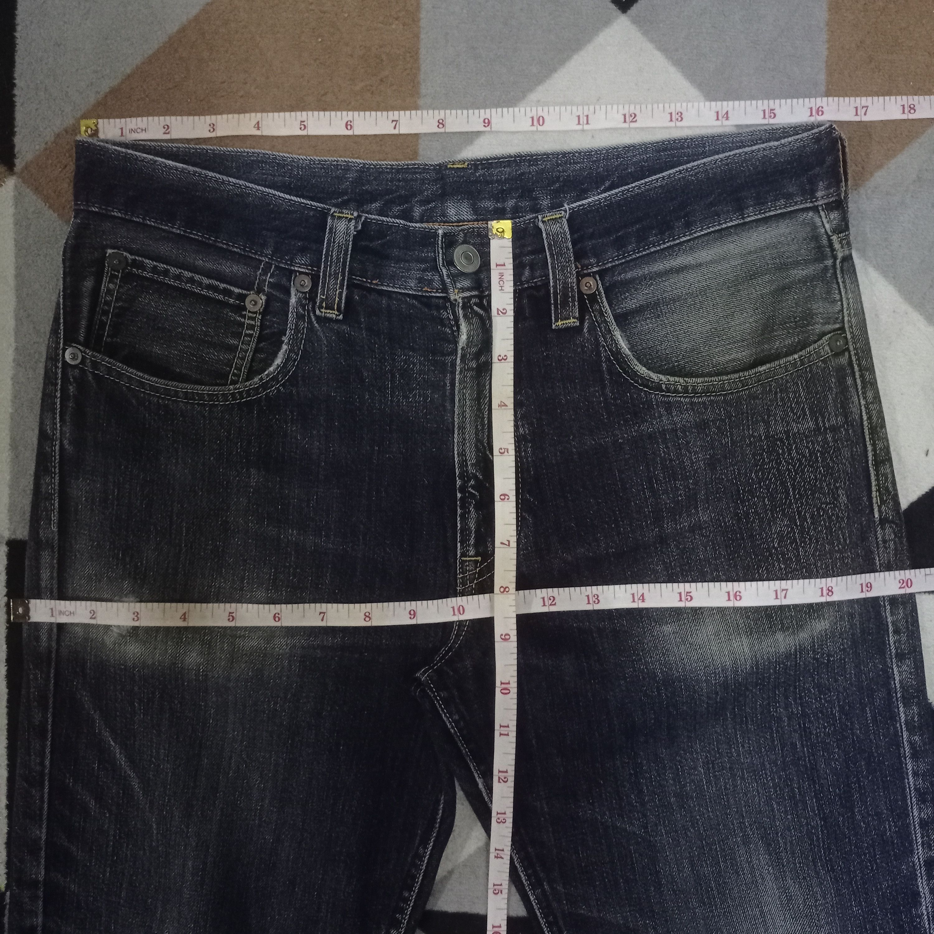 Japanese Brand Vintage Japanese Brand Mud Wash Loose Jeans Size US 32 / EU 48 - 10 Thumbnail
