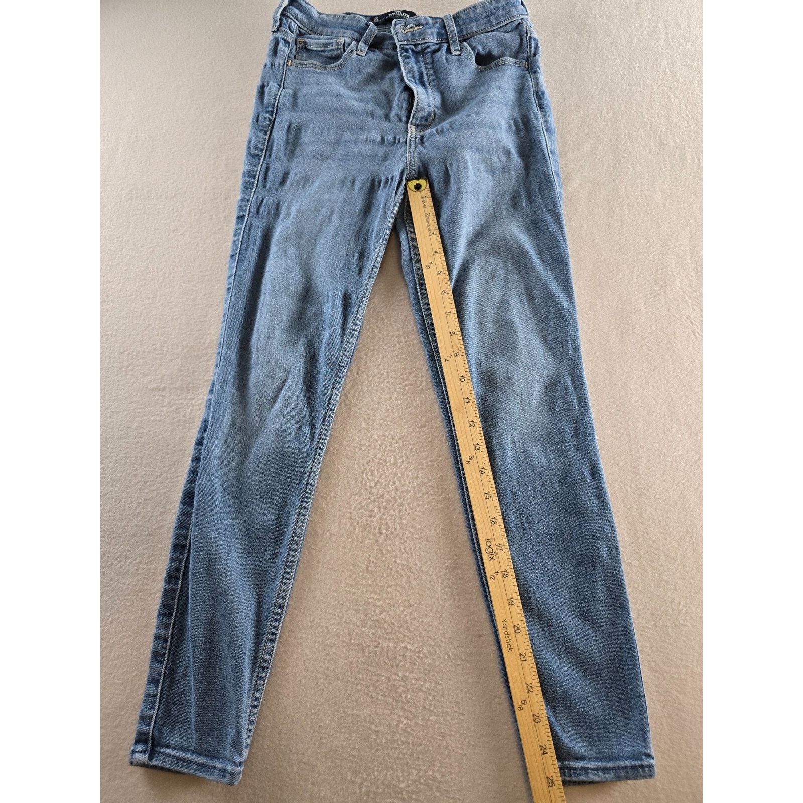 Hollister Hollister Jeans Womens Sz 27 Stretch High Rise Super Skinny Size 27" / US 4 / IT 40 - 4 Thumbnail
