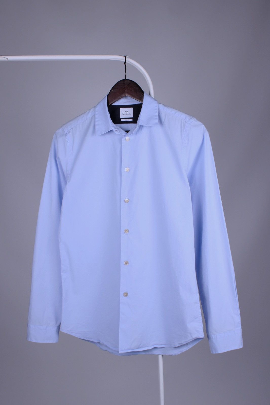 Designer × Paul Smith PAUL SMITH Blue Sky Long Sleeve Shirt Size US S / EU 44-46 / 1 - 1 Thumbnail