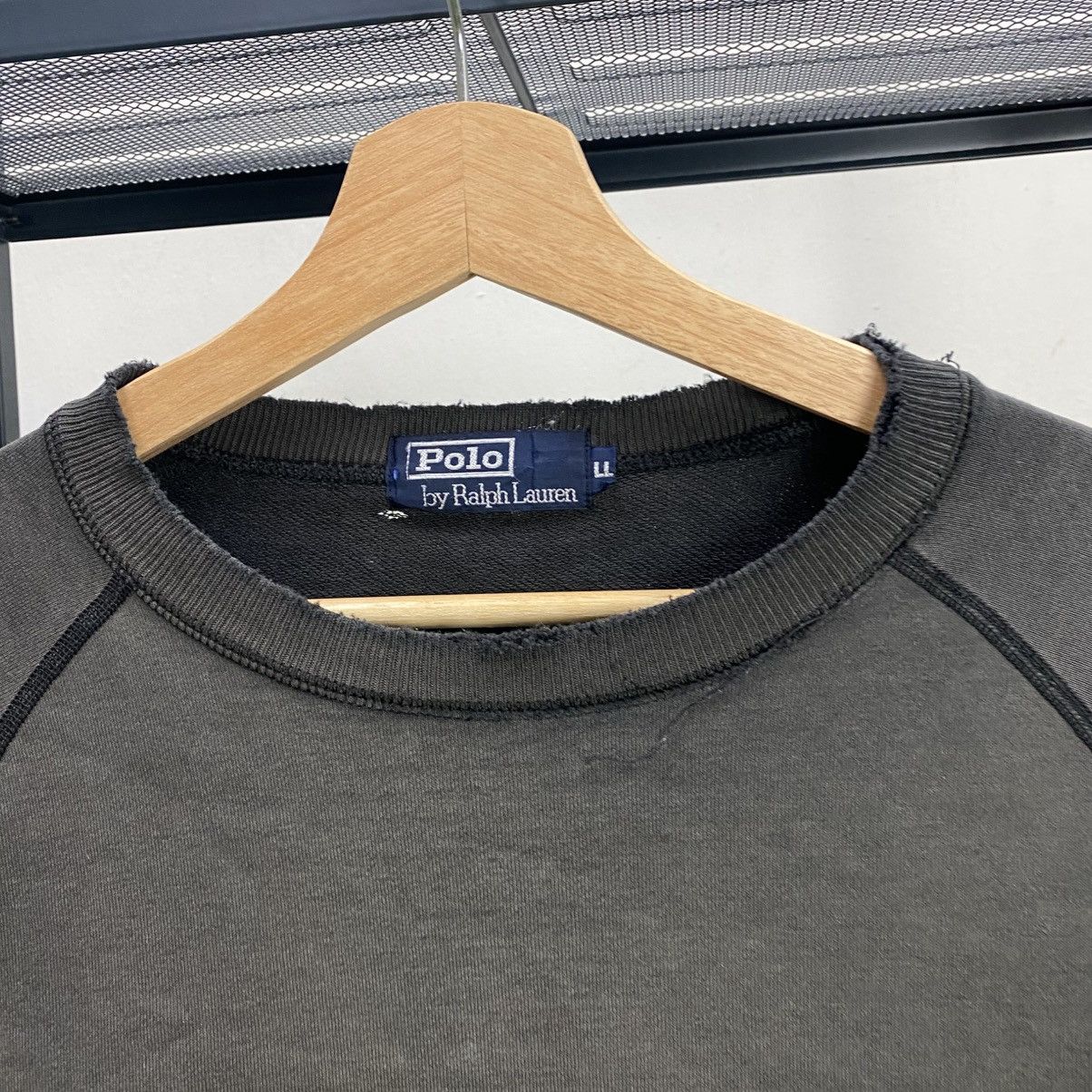 Polo Ralph Lauren × Vintage Thrashed Sun Faded Sweatshirt Size US XL / EU 56 / 4 - 5 Thumbnail