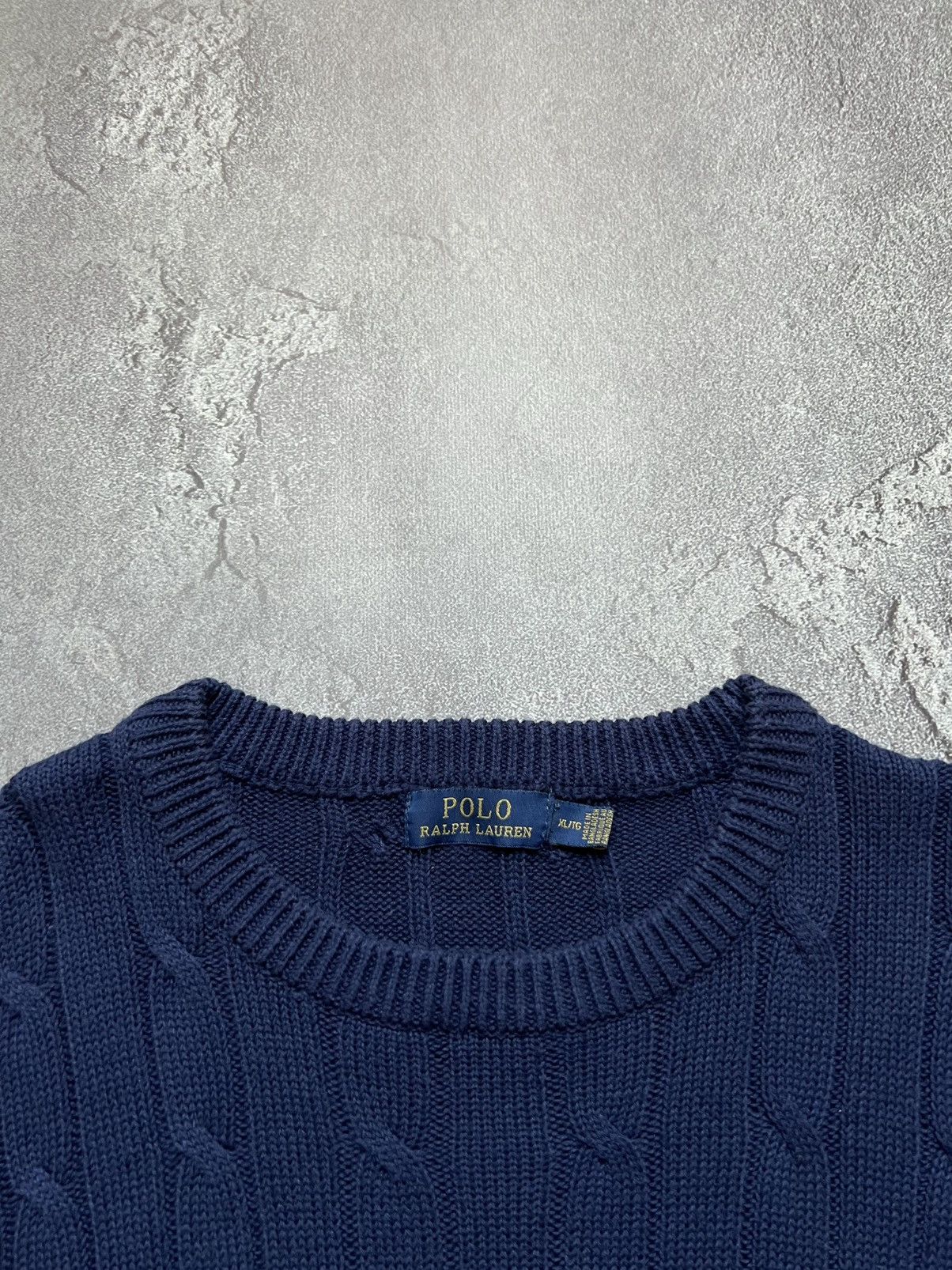 Polo Ralph Lauren Polo Ralph Lauren Cable Knitted Sweater Old Money Big Pony Size US XL / EU 56 / 4 - 2 Thumbnail