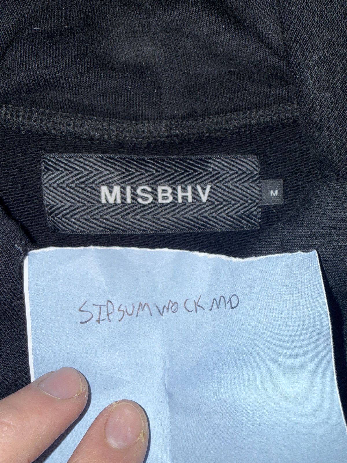Misbhv MISBHV AUTUMN WINTER 18 LOGO HOODIE Size US M / EU 48-50 / 2 - 2 Thumbnail